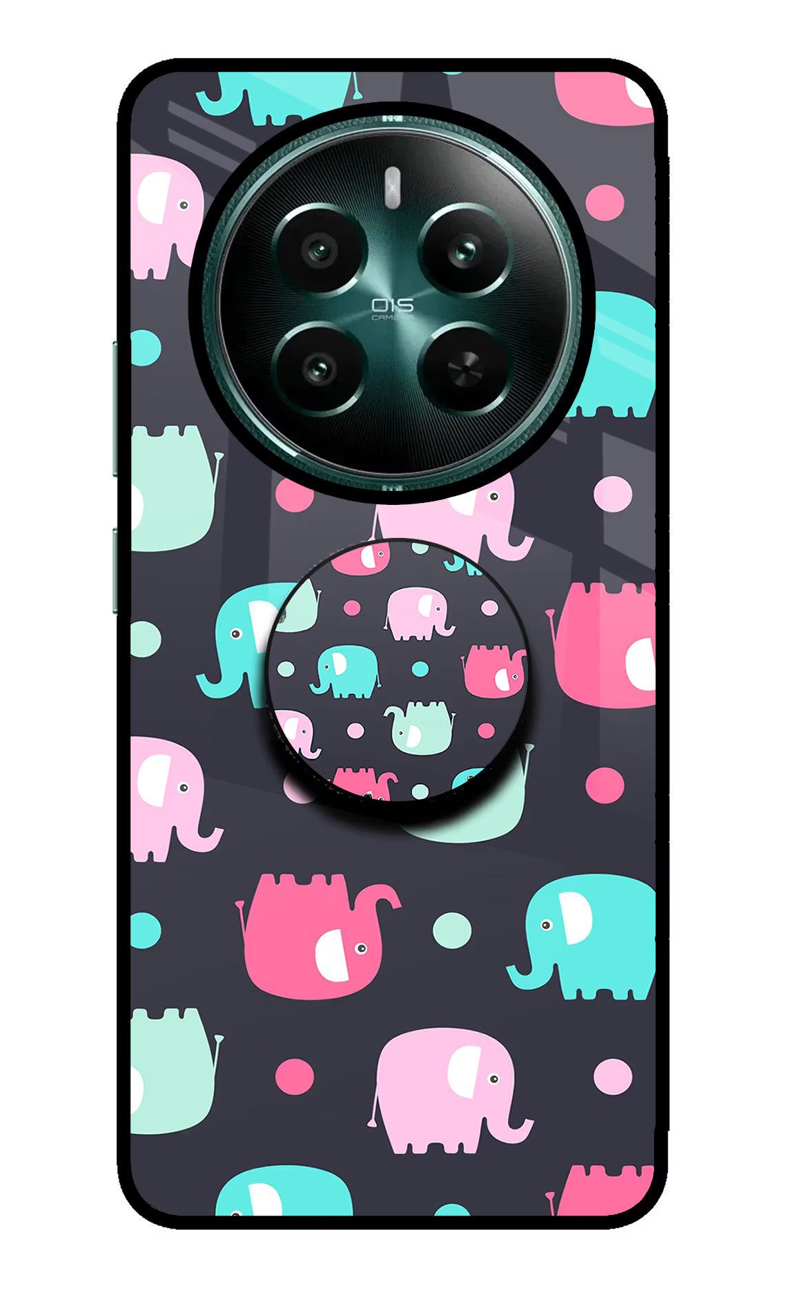 Baby Elephants Realme Narzo 70 5G/70 Pro 5G Pop Case - Baby Elephants Realme Narzo 70 5G/70 Pro 5G Pop Case by Casekaro Baby Elephants Realme Narzo 70 5G/70 Pro 5G Pop Case by Casekaro