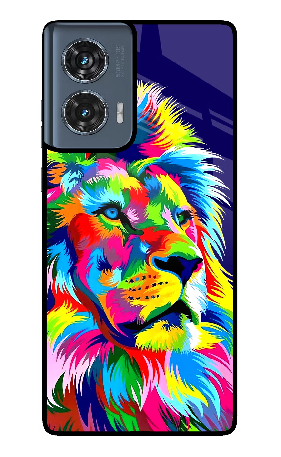 Vector Art Lion Moto Edge 50 Fusion Glass Case - Vector Art Lion Moto Edge 50 Fusion Glass Case Vector Art Lion Moto Edge 50 Fusion Glass Case