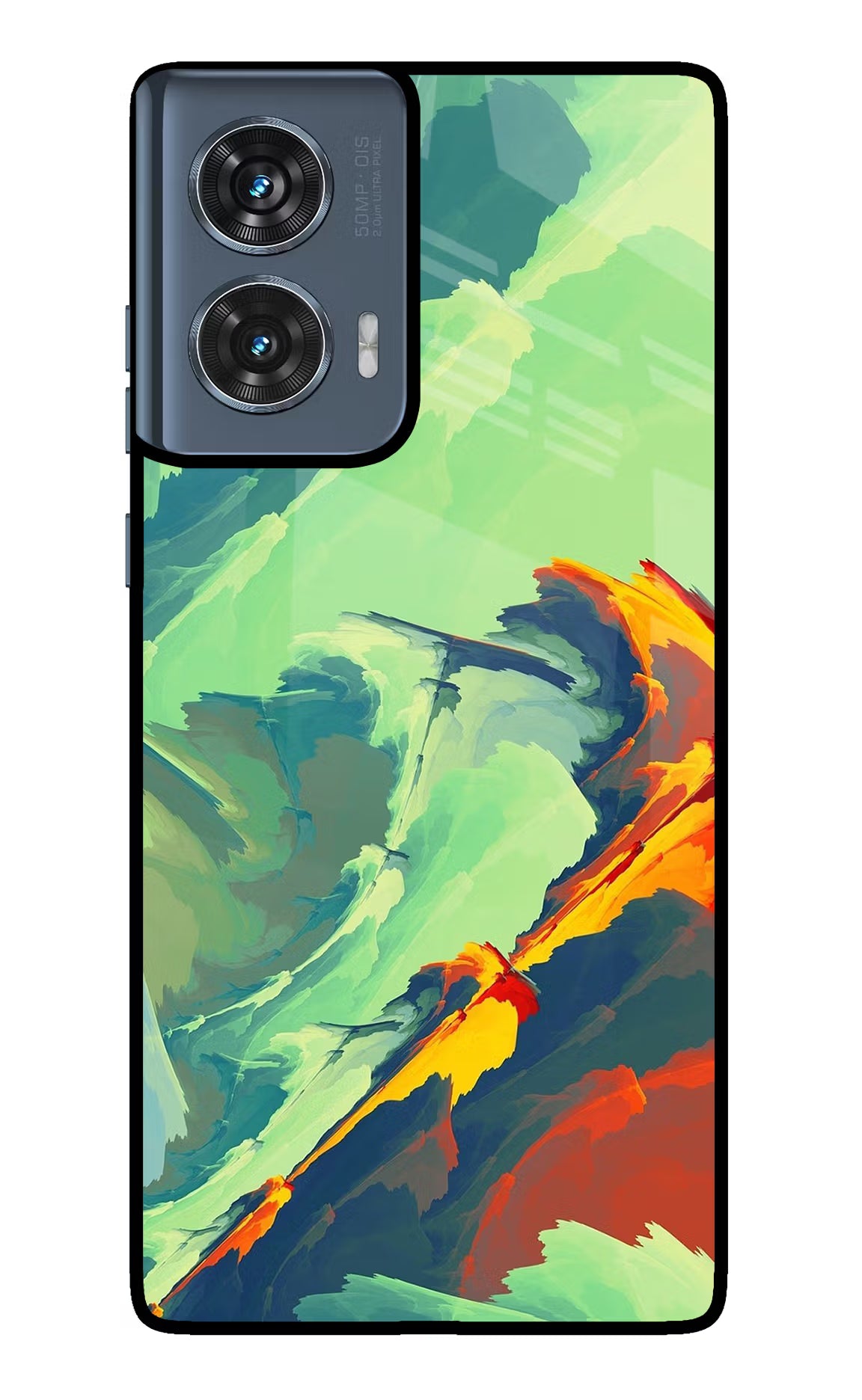Paint Art Moto Edge 50 Fusion Glass Case - Paint Art Moto Edge 50 Fusion Glass Case Paint Art Moto Edge 50 Fusion Glass Case