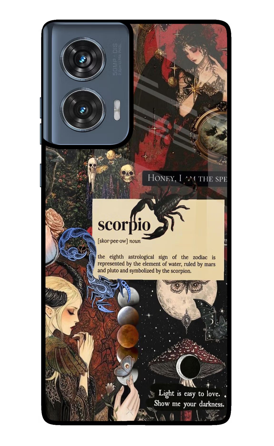 Scorpio Zodiac Moto Edge 50 Fusion Glass Case - Scorpio Zodiac Moto Edge 50 Fusion Glass Case Scorpio Zodiac Moto Edge 50 Fusion Glass Case