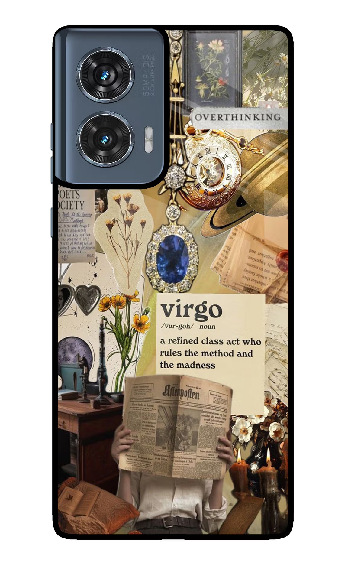 Virgo Zodiac Moto Edge 50 Fusion Glass Case - Virgo Zodiac Moto Edge 50 Fusion Glass Case Virgo Zodiac Moto Edge 50 Fusion Glass Case