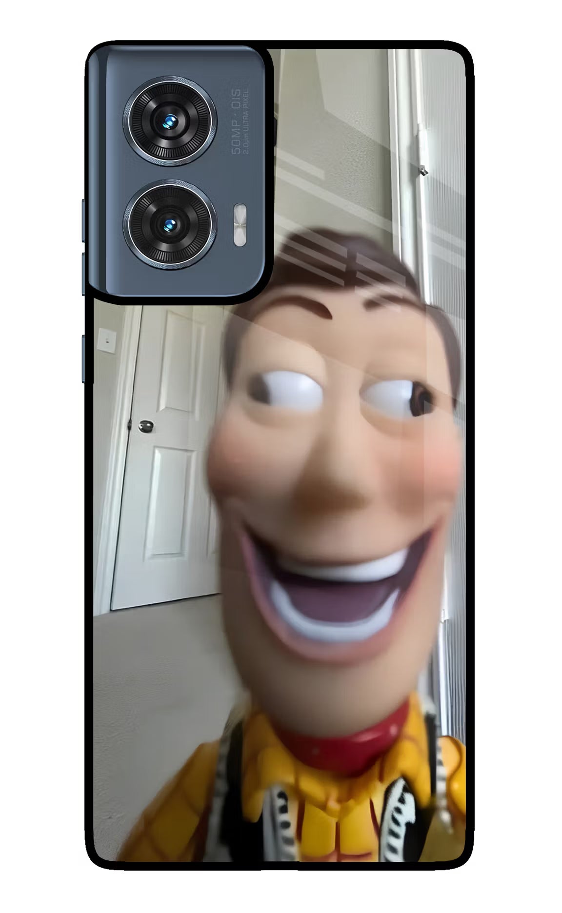 Side Eye Woody Moto Edge 50 Fusion Glass Case - Side Eye Woody Moto Edge 50 Fusion Glass Case Side Eye Woody Moto Edge 50 Fusion Glass Case