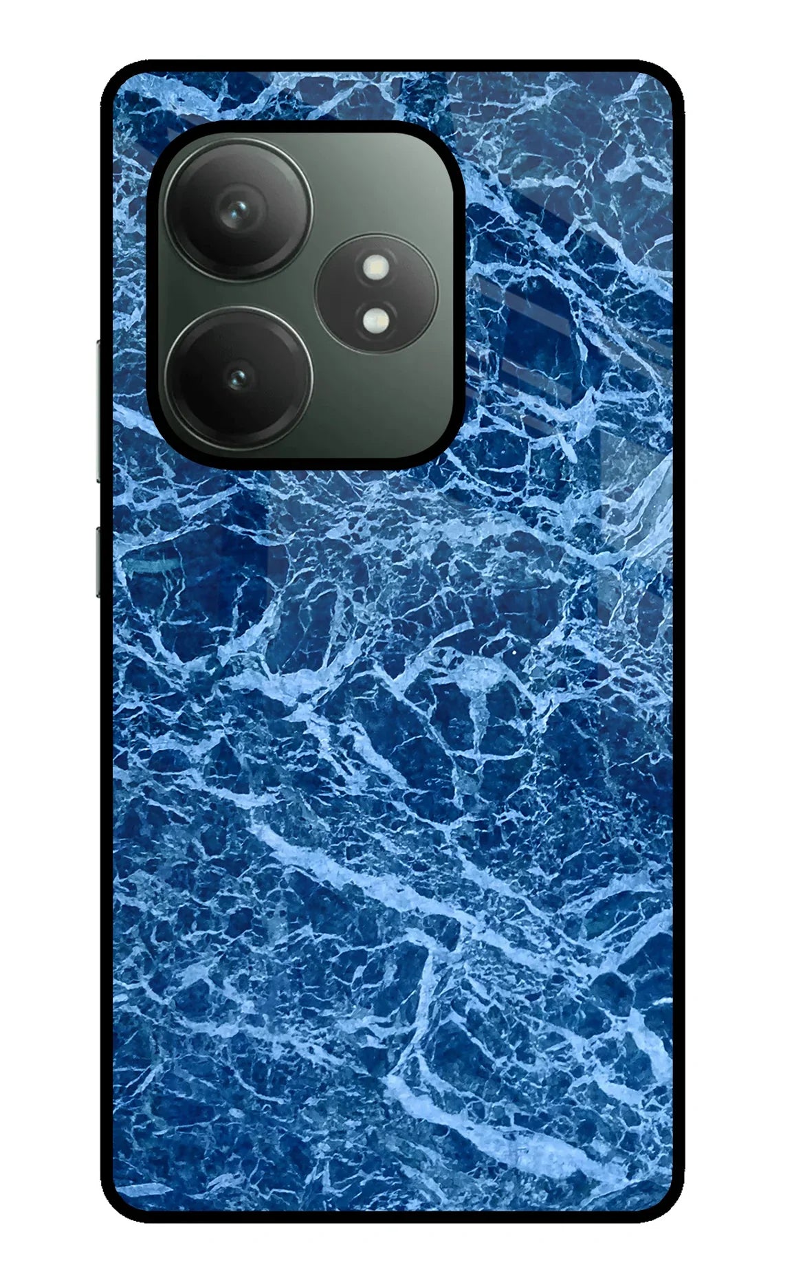 Blue Marble Realme GT 6T 5G Glass Case - Blue Marble Realme GT 6T 5G Glass Case Blue Marble Realme GT 6T 5G Glass Case