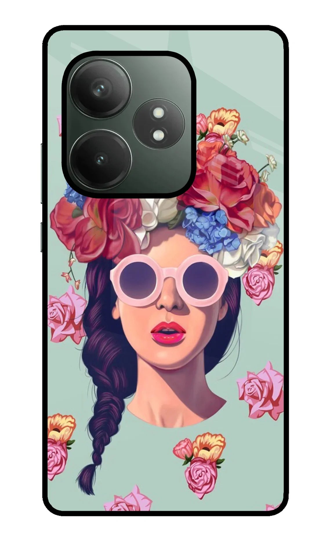 Pretty Girl Realme GT 6T 5G Glass Case - Pretty Girl Realme GT 6T 5G Glass Case Pretty Girl Realme GT 6T 5G Glass Case