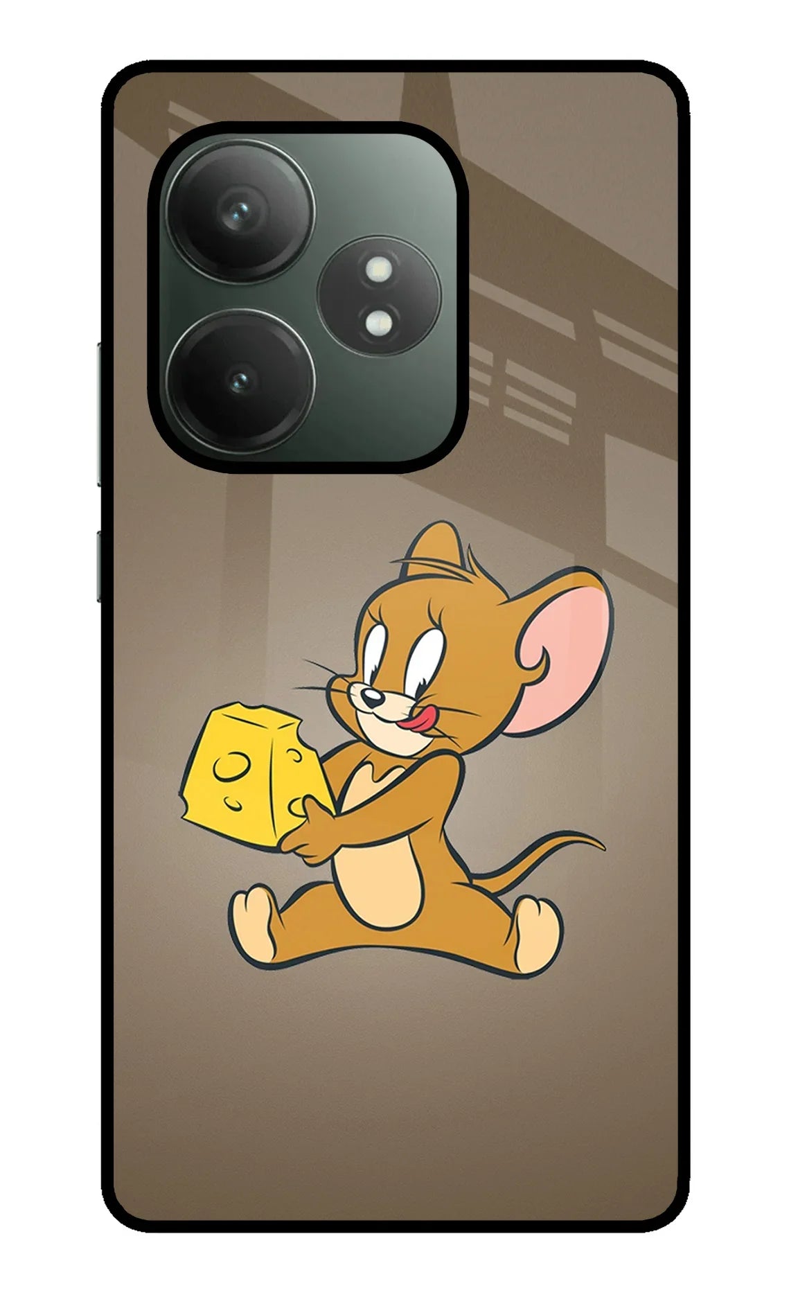 Jerry Realme GT 6T 5G Glass Case - Jerry Realme GT 6T 5G Glass Case Jerry Realme GT 6T 5G Glass Case