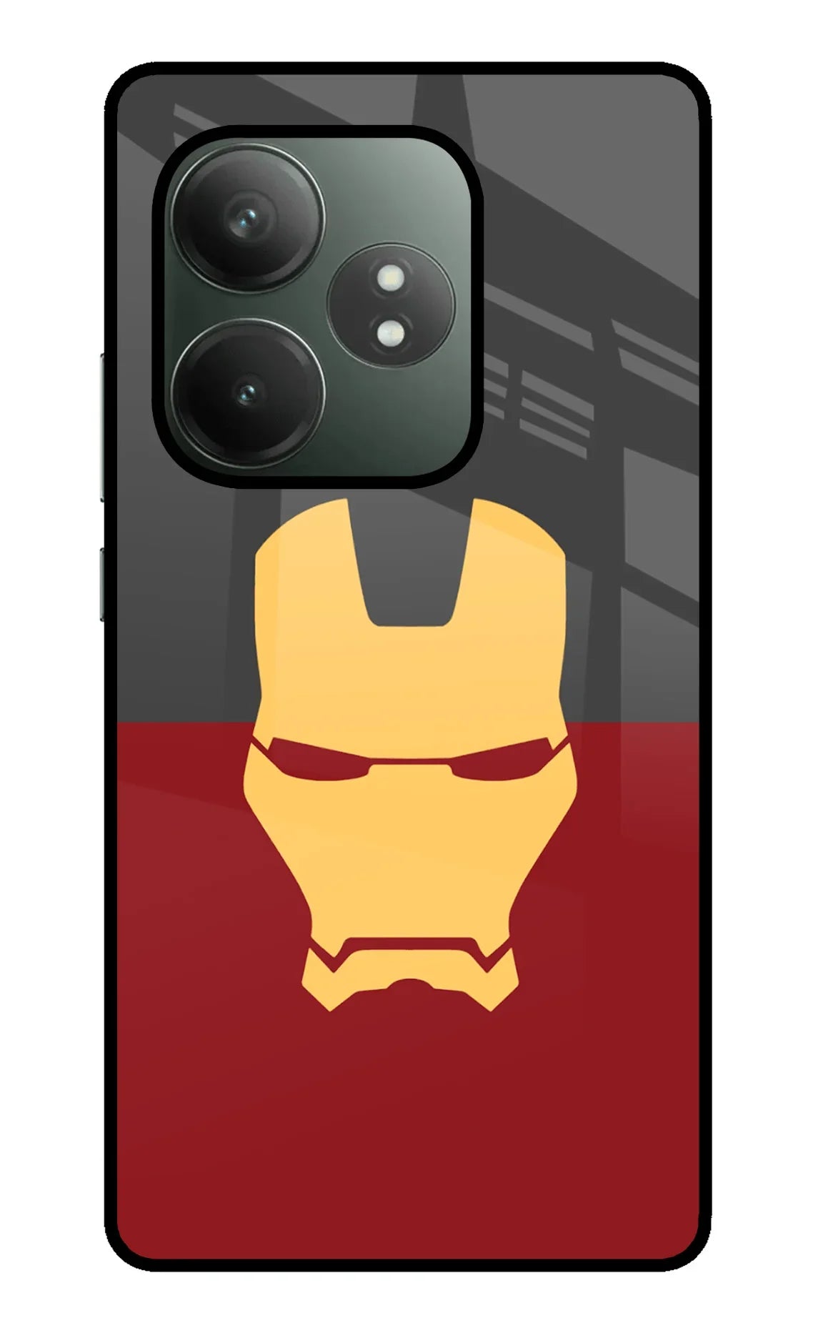 Ironman Realme GT 6T 5G Glass Case - Ironman Realme GT 6T 5G Glass Case Ironman Realme GT 6T 5G Glass Case