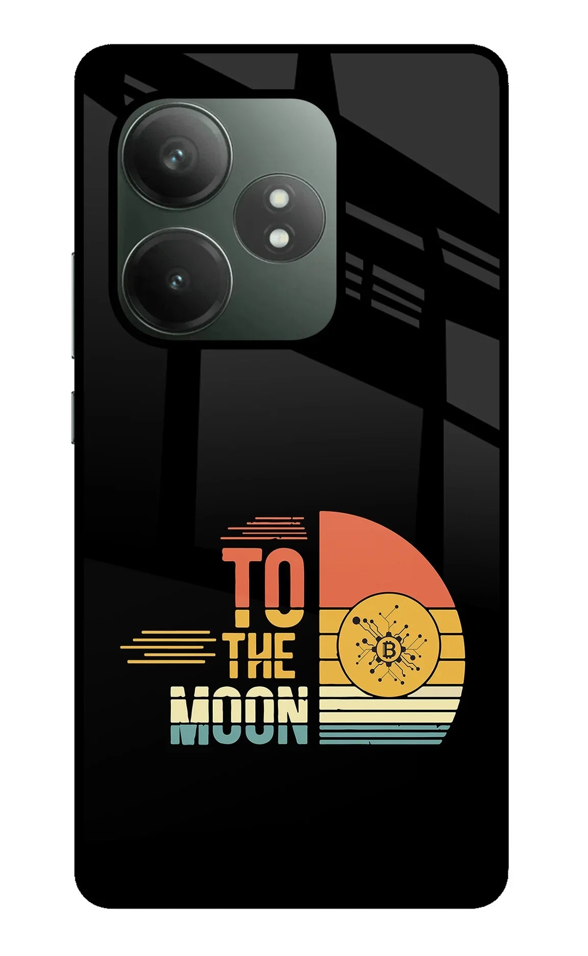 To the Moon Realme GT 6T 5G Glass Case - To the Moon Realme GT 6T 5G Glass Case To the Moon Realme GT 6T 5G Glass Case