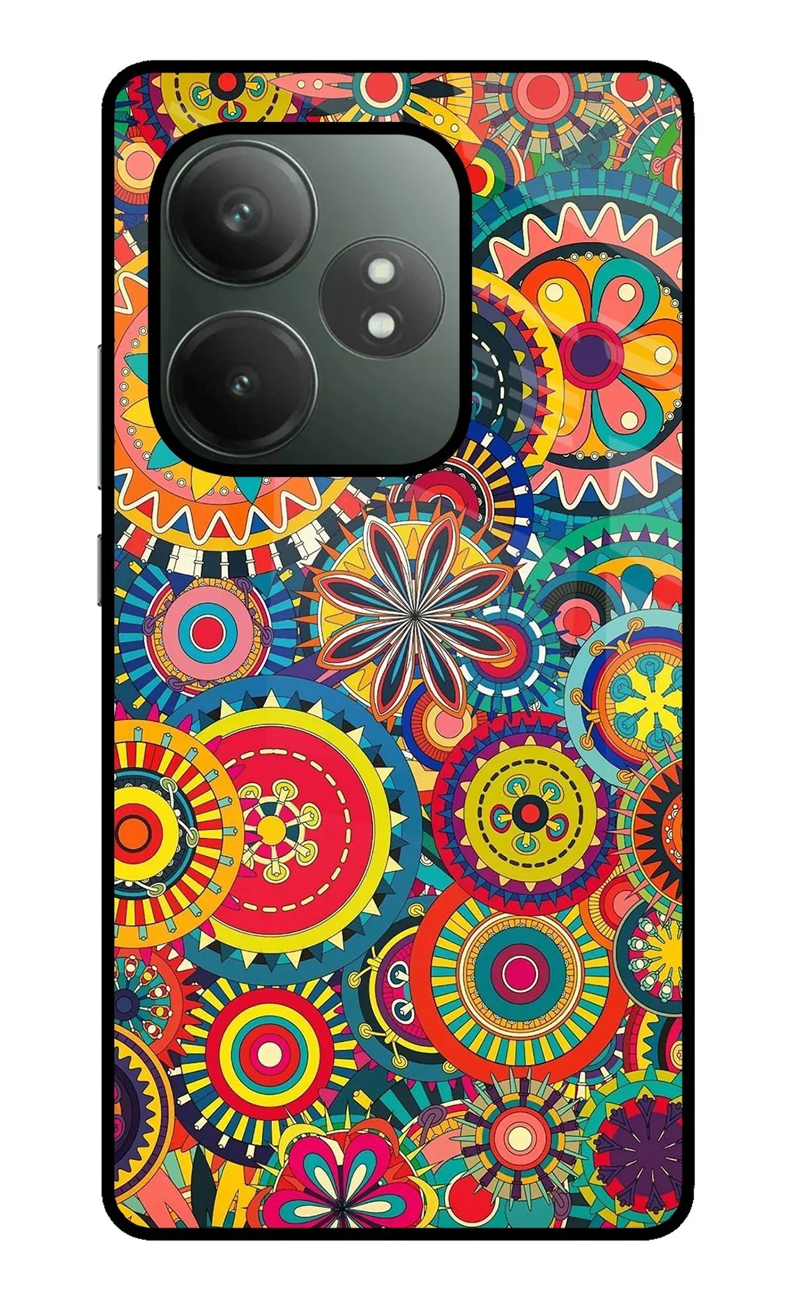 Gol Gol Art Realme GT 6T 5G Glass Case - Gol Gol Art Realme GT 6T 5G Glass Case Gol Gol Art Realme GT 6T 5G Glass Case