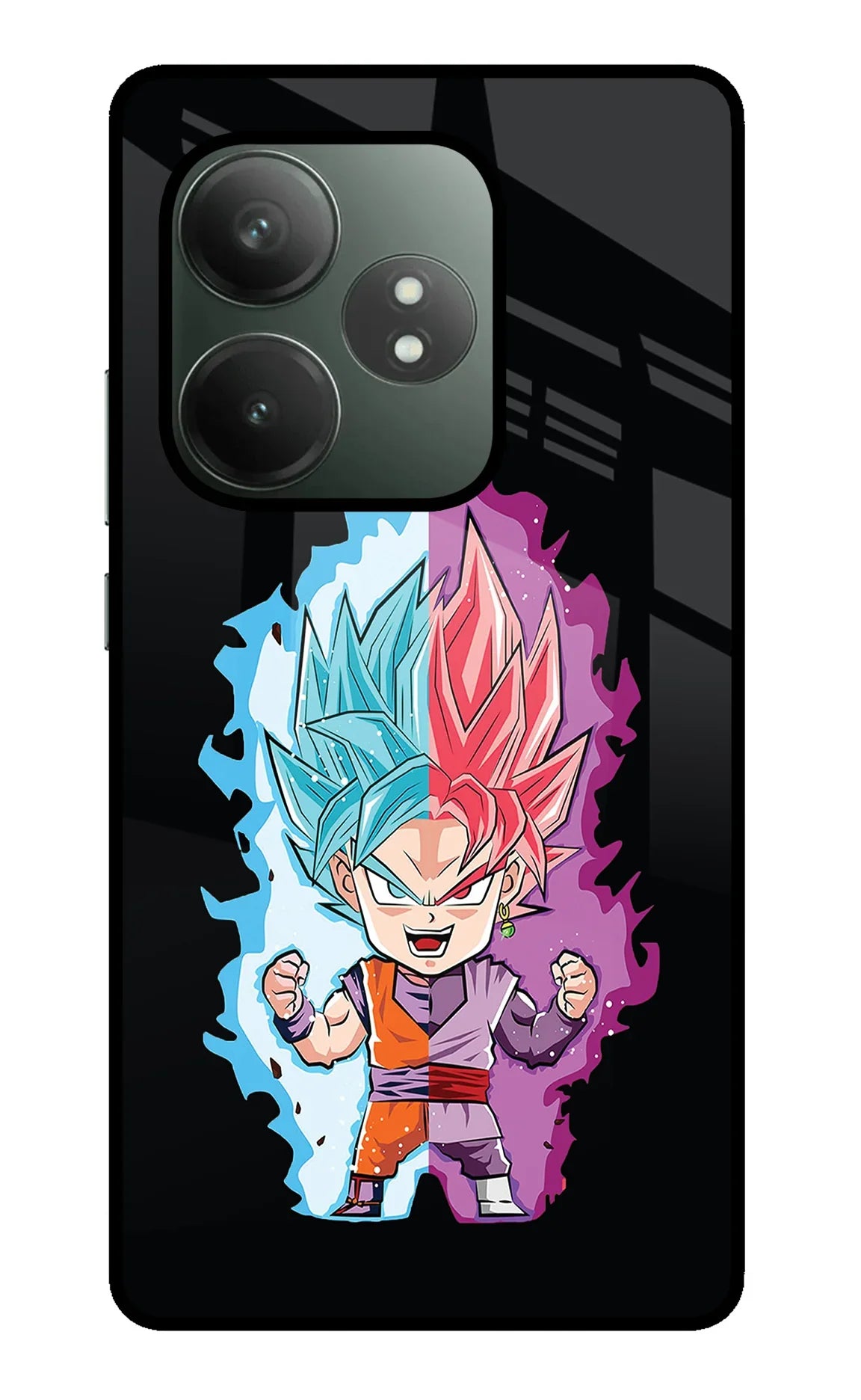 Chota Goku Realme GT 6T 5G Glass Case - Chota Goku Realme GT 6T 5G Glass Case Chota Goku Realme GT 6T 5G Glass Case