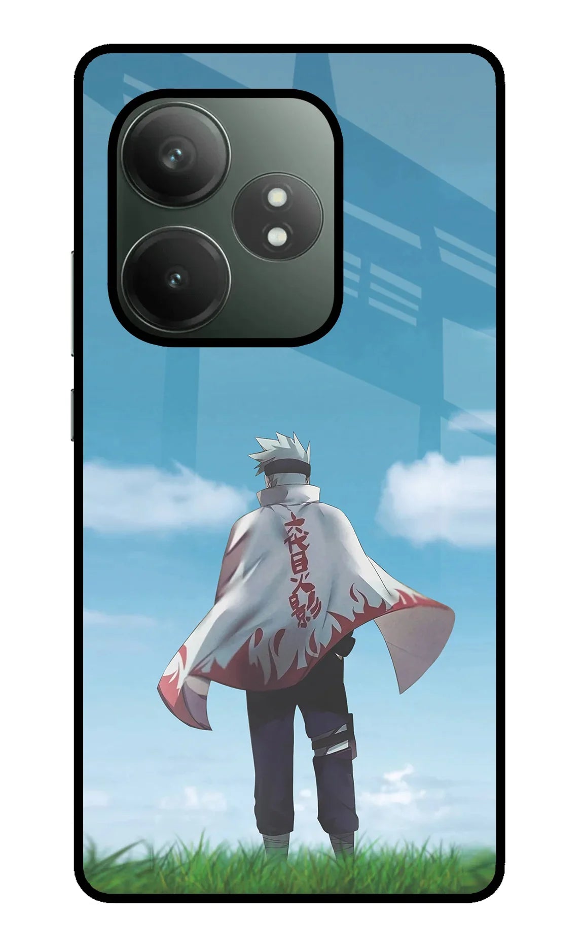 Kakashi Realme GT 6T 5G Glass Case - Kakashi Realme GT 6T 5G Glass Case Kakashi Realme GT 6T 5G Glass Case