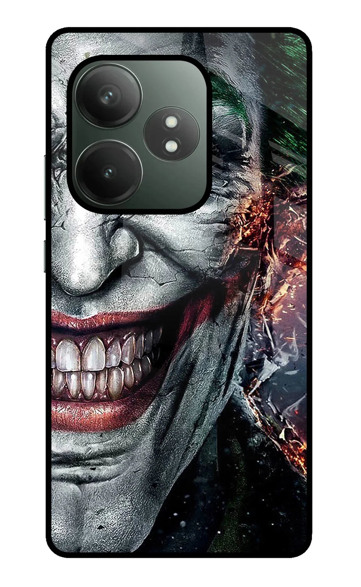 Joker Cam Realme GT 6T 5G Glass Case - Joker Cam Realme GT 6T 5G Glass Case Joker Cam Realme GT 6T 5G Glass Case