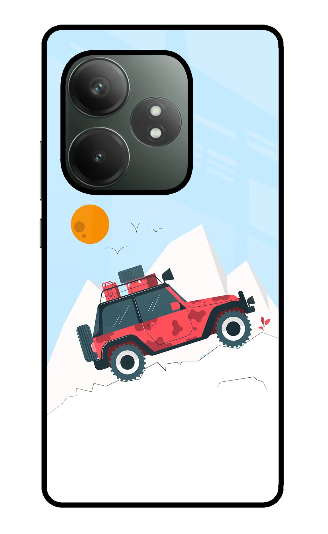 Mountain Trail Beast Realme GT 6T 5G Glass Case - Mountain Trail Beast Realme GT 6T 5G Glass Case Mountain Trail Beast Realme GT 6T 5G Glass Case