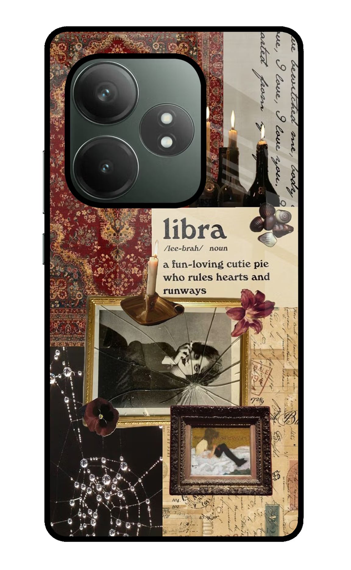 Libra Zodiac Realme GT 6T 5G Glass Case - Libra Zodiac Realme GT 6T 5G Glass Case Libra Zodiac Realme GT 6T 5G Glass Case