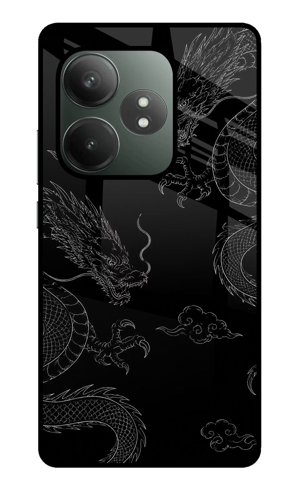 Twin Dragons Realme GT 6T 5G Glass Case - Twin Dragons Realme GT 6T 5G Glass Case Twin Dragons Realme GT 6T 5G Glass Case