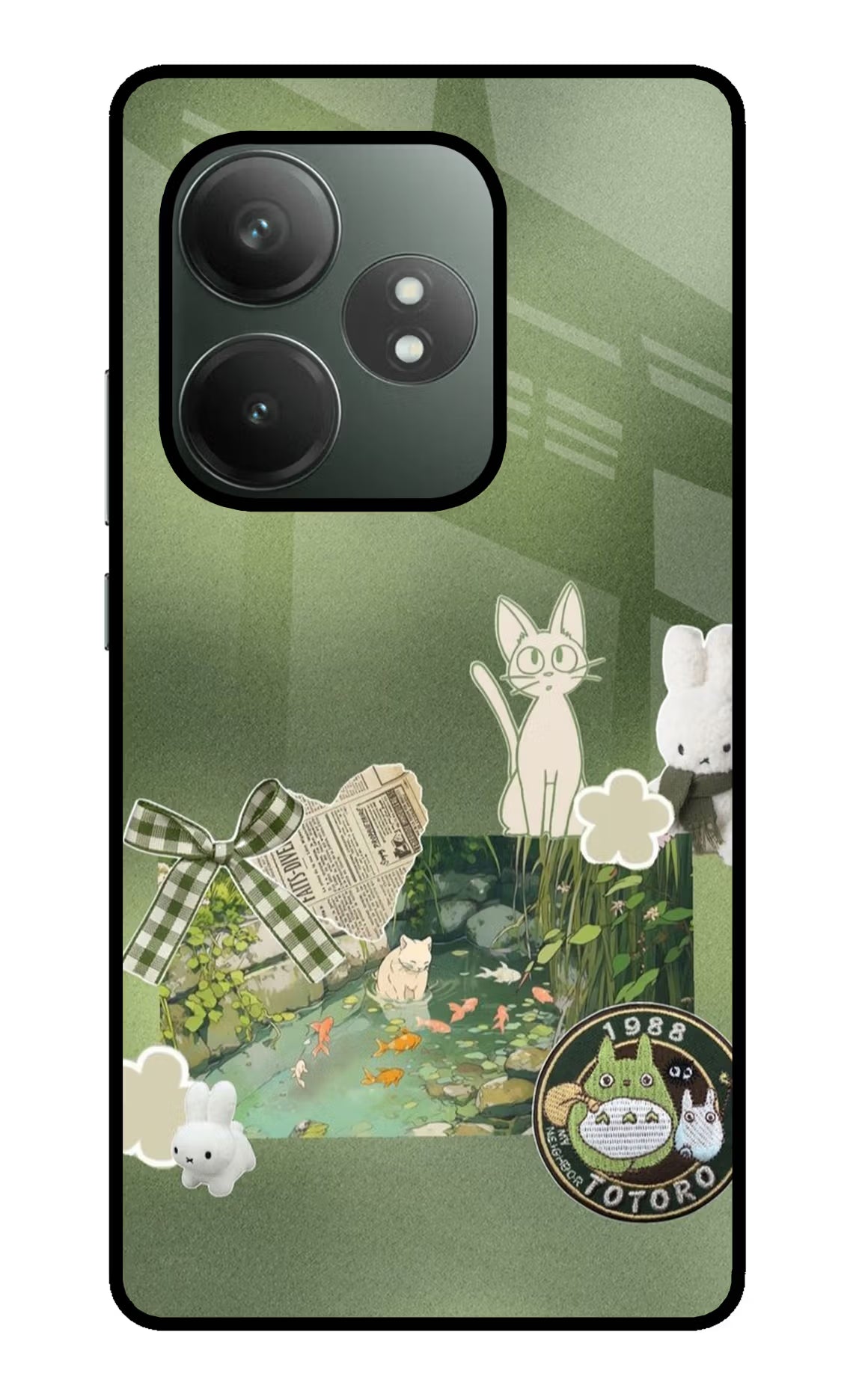 Aesthetic anime Realme GT 6T 5G Glass Case - Aesthetic anime Realme GT 6T 5G Glass Case Aesthetic anime Realme GT 6T 5G Glass Case