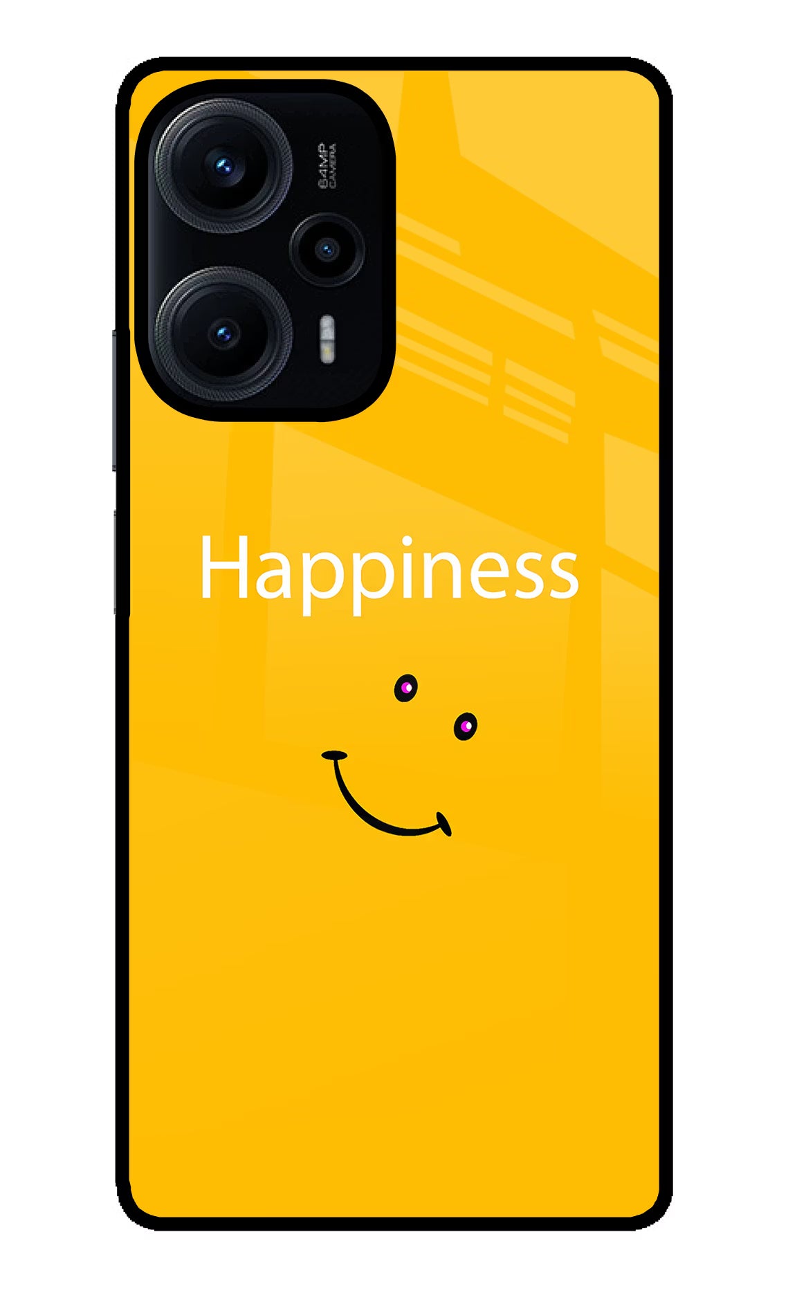 Happiness With Smiley Poco F5 5G Glass Case - Happiness With Smiley Poco F5 5G Glass Case Happiness With Smiley Poco F5 5G Glass Case