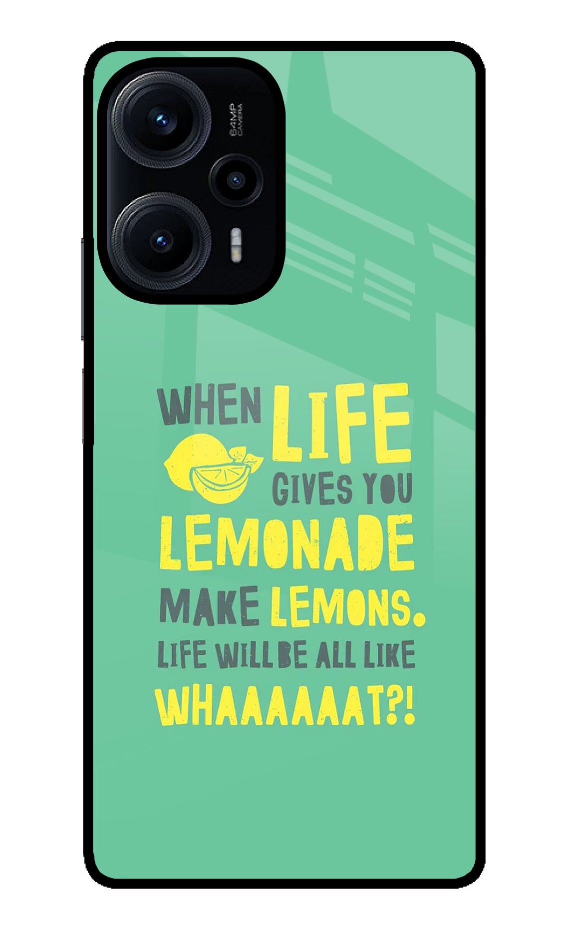 Quote Poco F5 5G Back Cover - Quote Poco F5 5G Glass Case Back Cover by Casekaro Quote Poco F5 5G Glass Case Back Cover by Casekaro