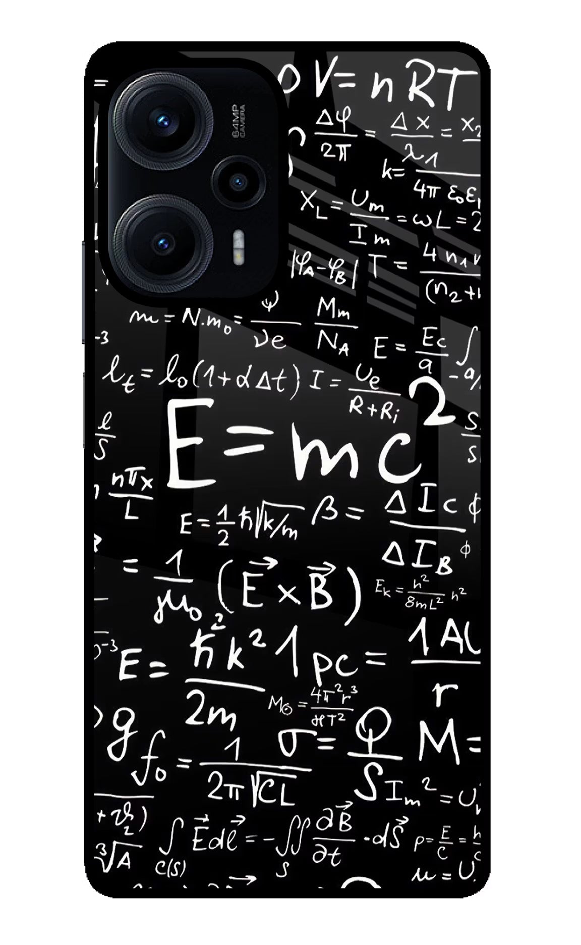 Physics Formula Poco F5 5G Back Cover - Physics Formula Poco F5 5G Glass Case Back Cover by Casekaro Physics Formula Poco F5 5G Glass Case Back Cover by Casekaro