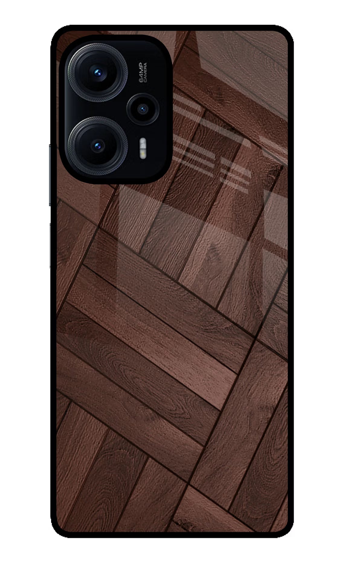Wooden Texture Design Poco F5 5G Glass Case - Wooden Texture Design Poco F5 5G Glass Case Wooden Texture Design Poco F5 5G Glass Case