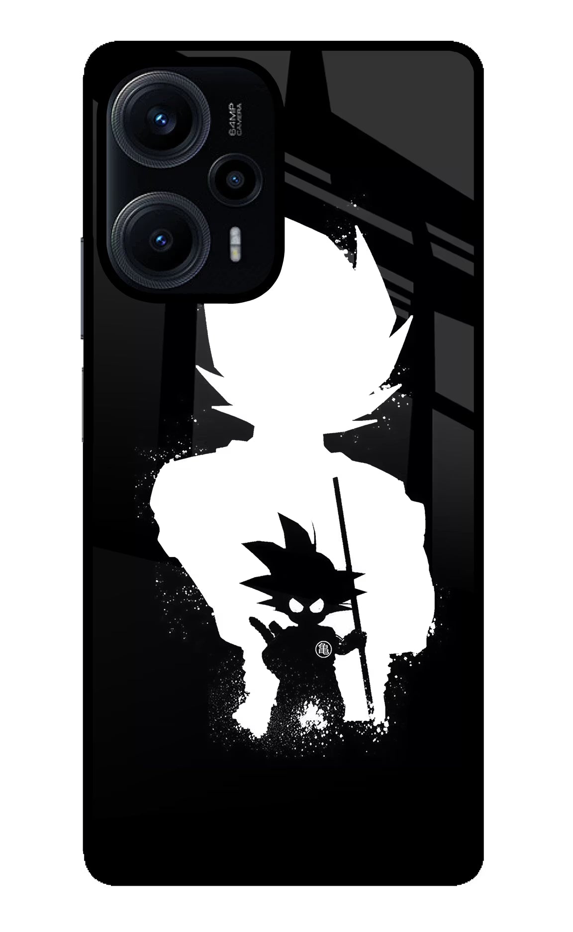 Goku Shadow Poco F5 5G Glass Case - Goku Shadow Poco F5 5G Glass Case Goku Shadow Poco F5 5G Glass Case