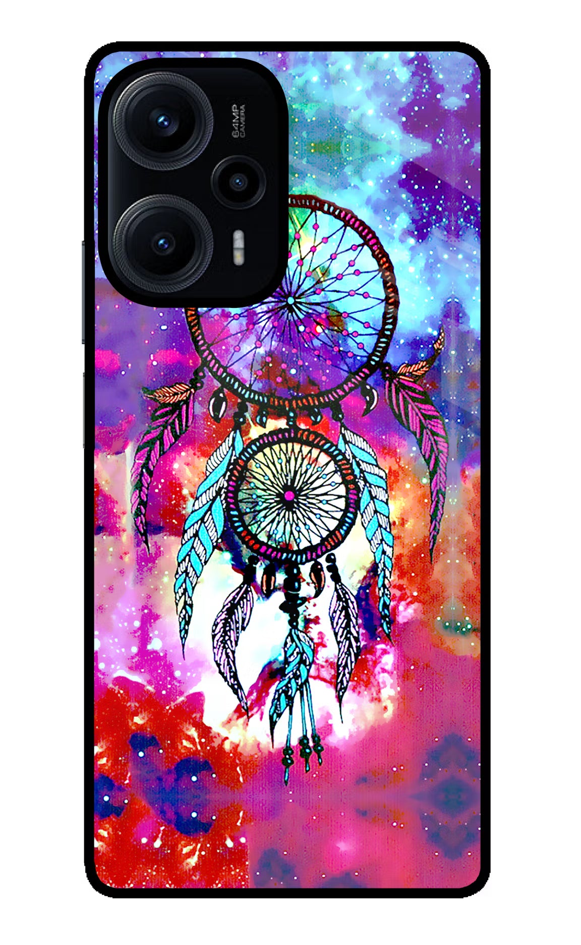 Dream Catcher Abstract Poco F5 5G Glass Case - Dream Catcher Abstract Poco F5 5G Glass Case Dream Catcher Abstract Poco F5 5G Glass Case