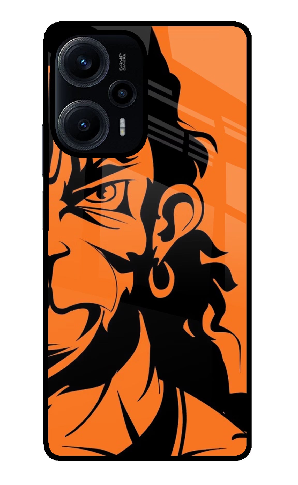 Hanuman Poco F5 5G Back Cover - Hanuman Poco F5 5G Glass Case Back Cover by Casekaro Hanuman Poco F5 5G Glass Case Back Cover by Casekaro