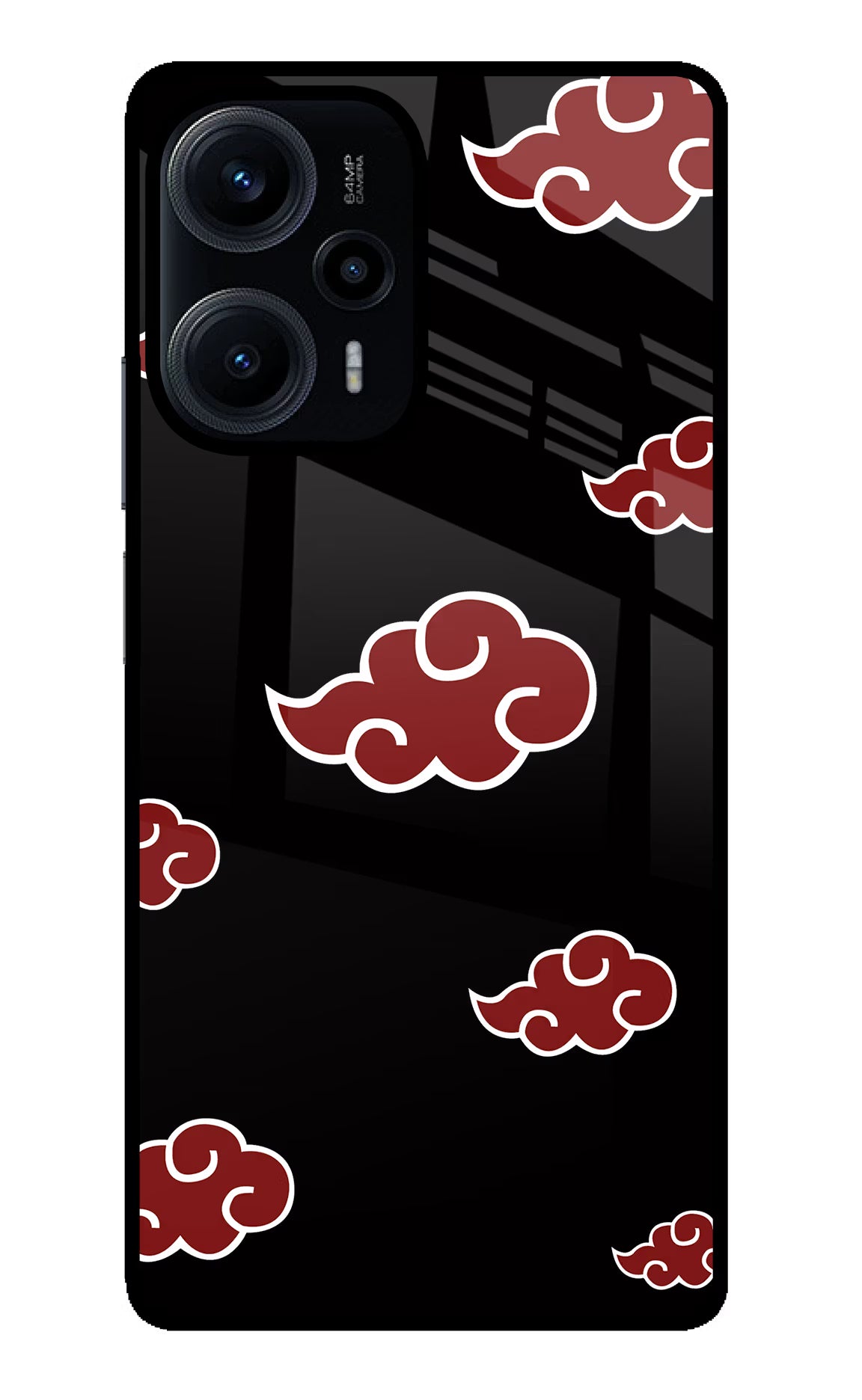 Akatsuki Poco F5 5G Back Cover - Akatsuki Poco F5 5G Glass Case Back Cover by Casekaro Akatsuki Poco F5 5G Glass Case Back Cover by Casekaro