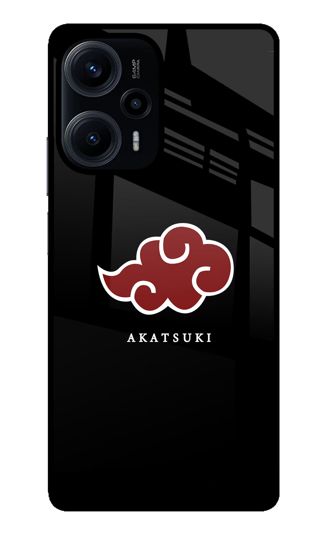Akatsuki Poco F5 5G Back Cover - Akatsuki Poco F5 5G Glass Case Back Cover by Casekaro Akatsuki Poco F5 5G Glass Case Back Cover by Casekaro