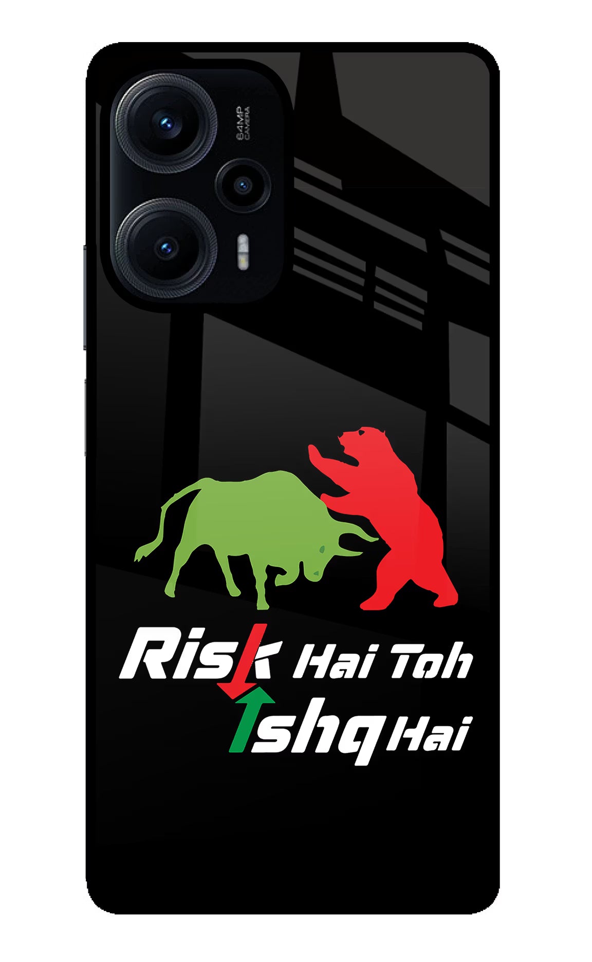Risk Hai Toh Ishq Hai Poco F5 5G Glass Case - Risk Hai Toh Ishq Hai Poco F5 5G Glass Case Risk Hai Toh Ishq Hai Poco F5 5G Glass Case