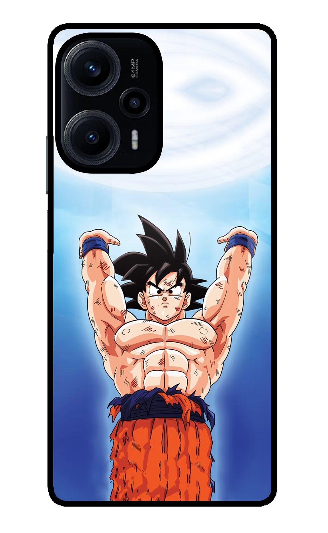 Goku Power Poco F5 5G Glass Case - Goku Power Poco F5 5G Glass Case Goku Power Poco F5 5G Glass Case