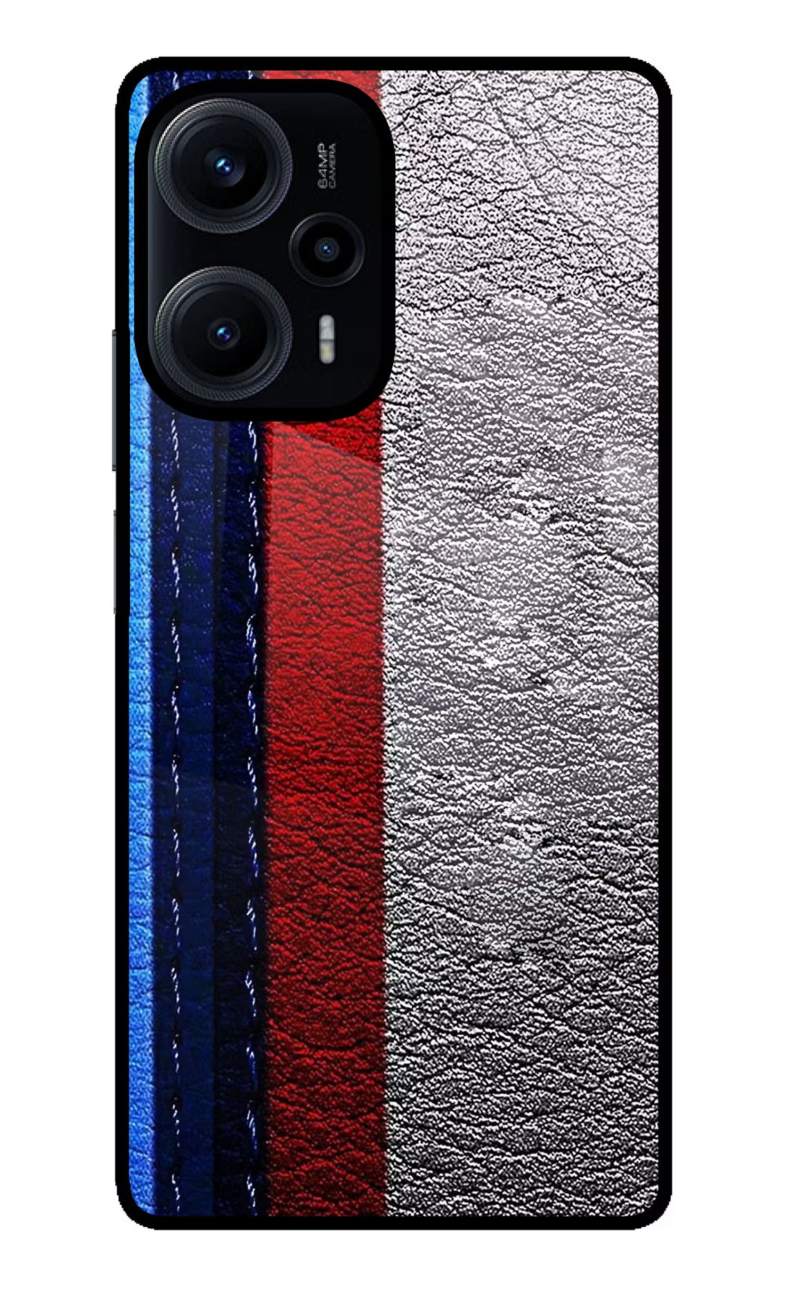 BMW Stripes Poco F5 5G Glass Case - BMW Stripes Poco F5 5G Glass Case BMW Stripes Poco F5 5G Glass Case