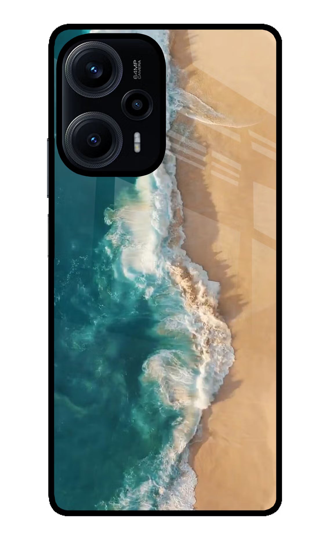 Ocean Beach Poco F5 5G Glass Case - Ocean Beach Poco F5 5G Glass Case Ocean Beach Poco F5 5G Glass Case