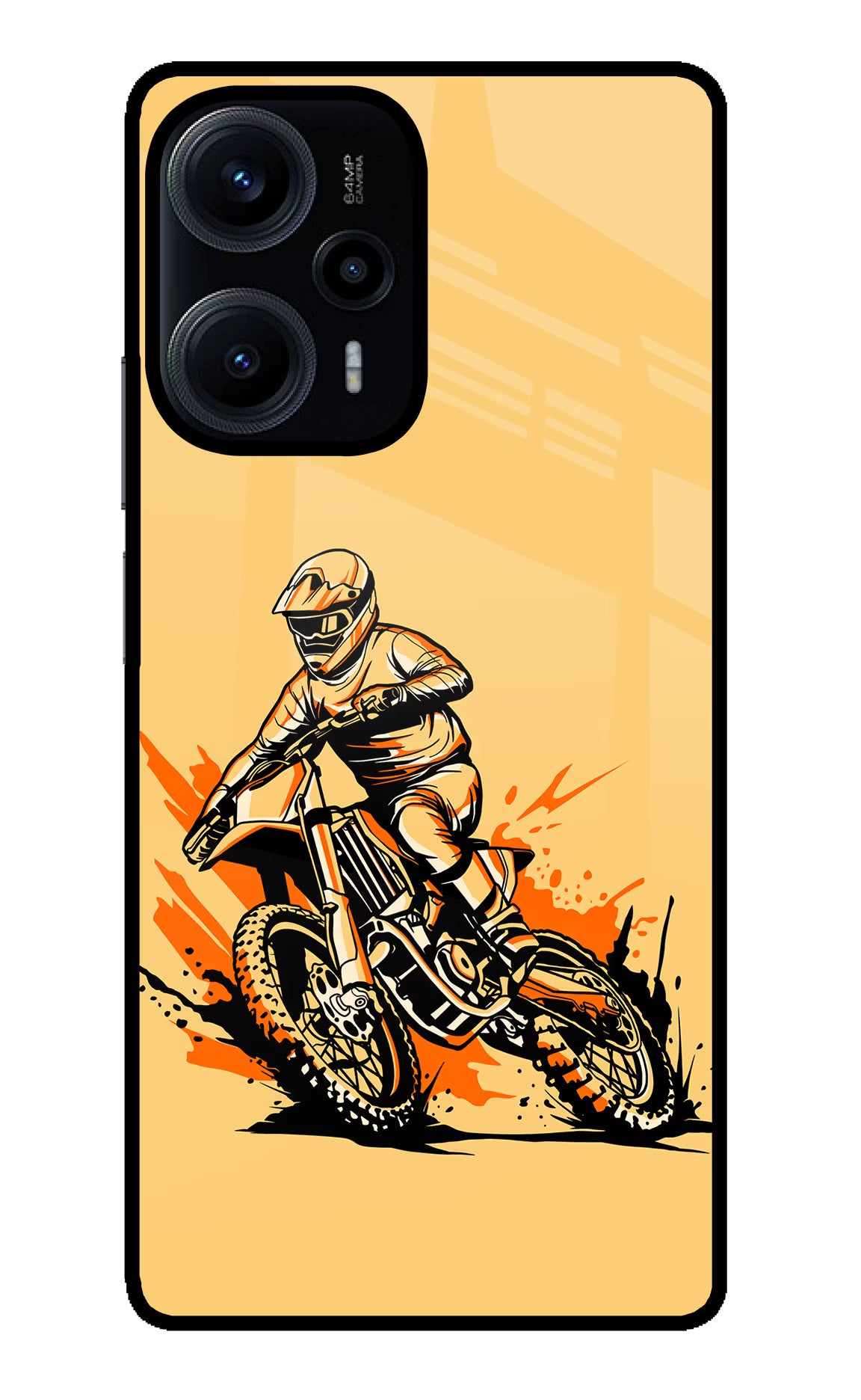 Off-Road Fury Poco F5 5G Back Cover - Off-Road Fury Poco F5 5G Glass Case Back Cover by Casekaro Off-Road Fury Poco F5 5G Glass Case Back Cover by Casekaro