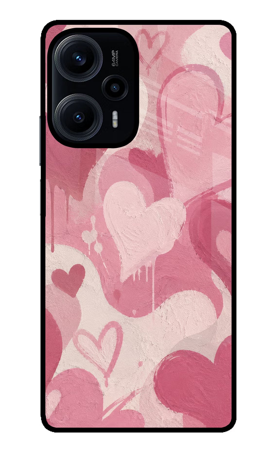 Hearty case Poco F5 5G Glass Case - Hearty case Poco F5 5G Glass Case Hearty case Poco F5 5G Glass Case