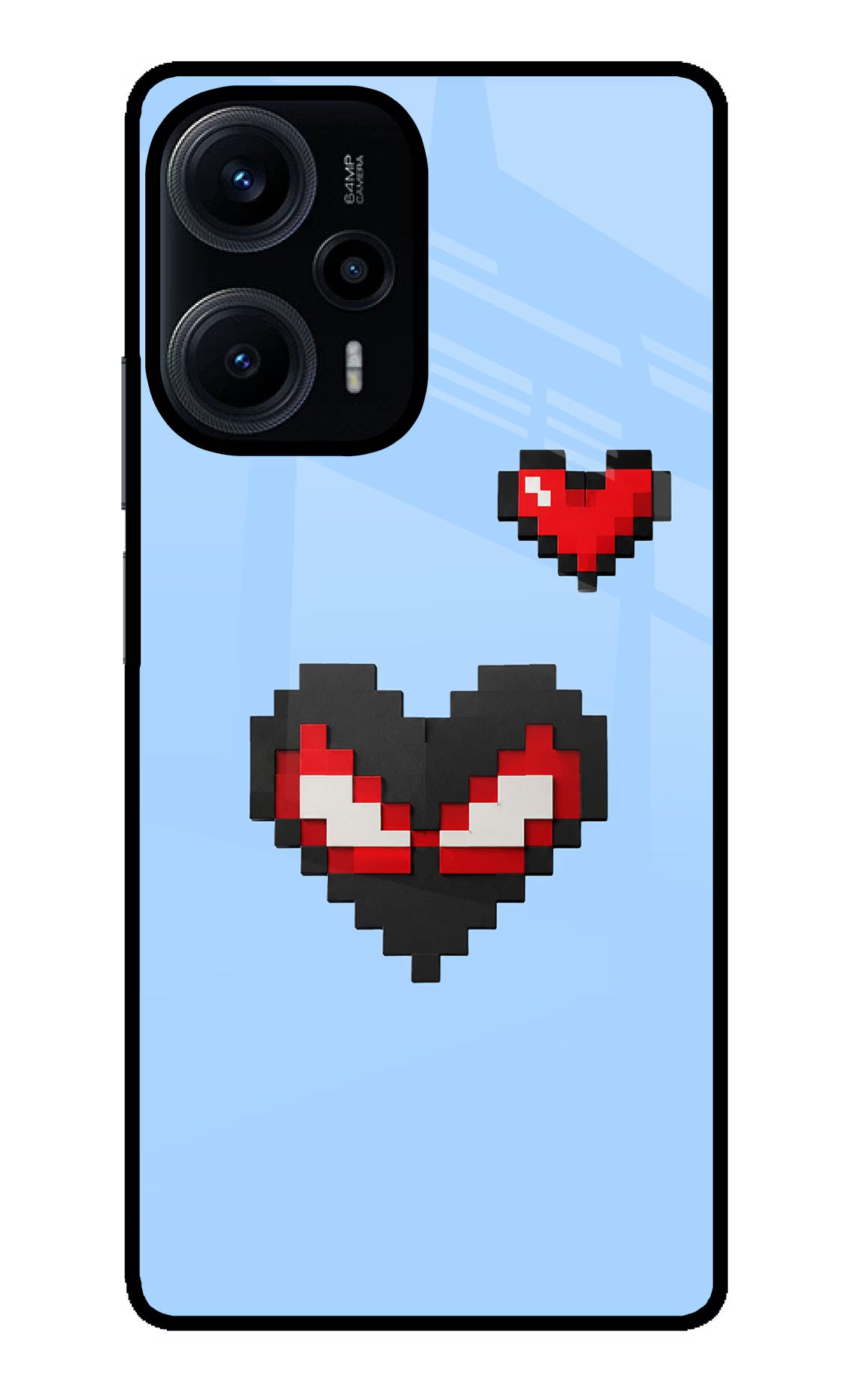 Peter Heart Poco F5 5G Glass Case - Peter Heart Poco F5 5G Glass Case Peter Heart Poco F5 5G Glass Case