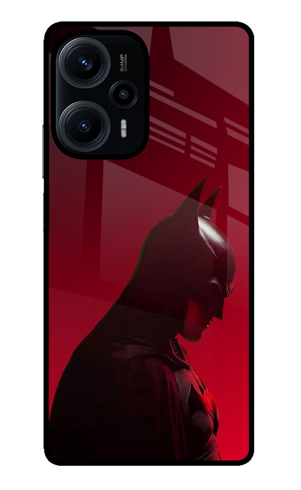 Dark Knight Poco F5 5G Glass Case - Dark Knight Poco F5 5G Glass Case Dark Knight Poco F5 5G Glass Case