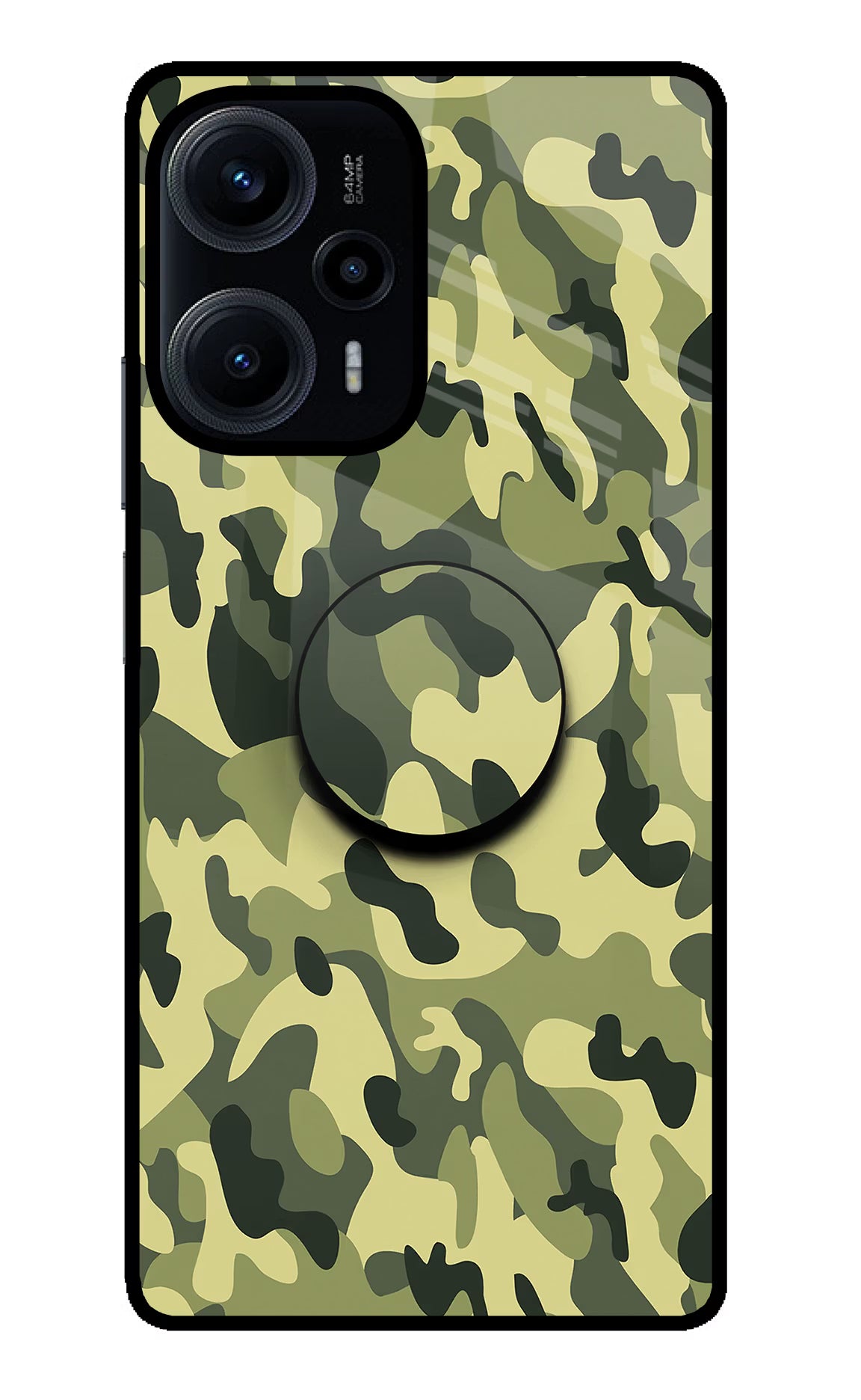 Camouflage Poco F5 5G Pop Case - Camouflage Poco F5 5G Pop Case by Casekaro Camouflage Poco F5 5G Pop Case by Casekaro