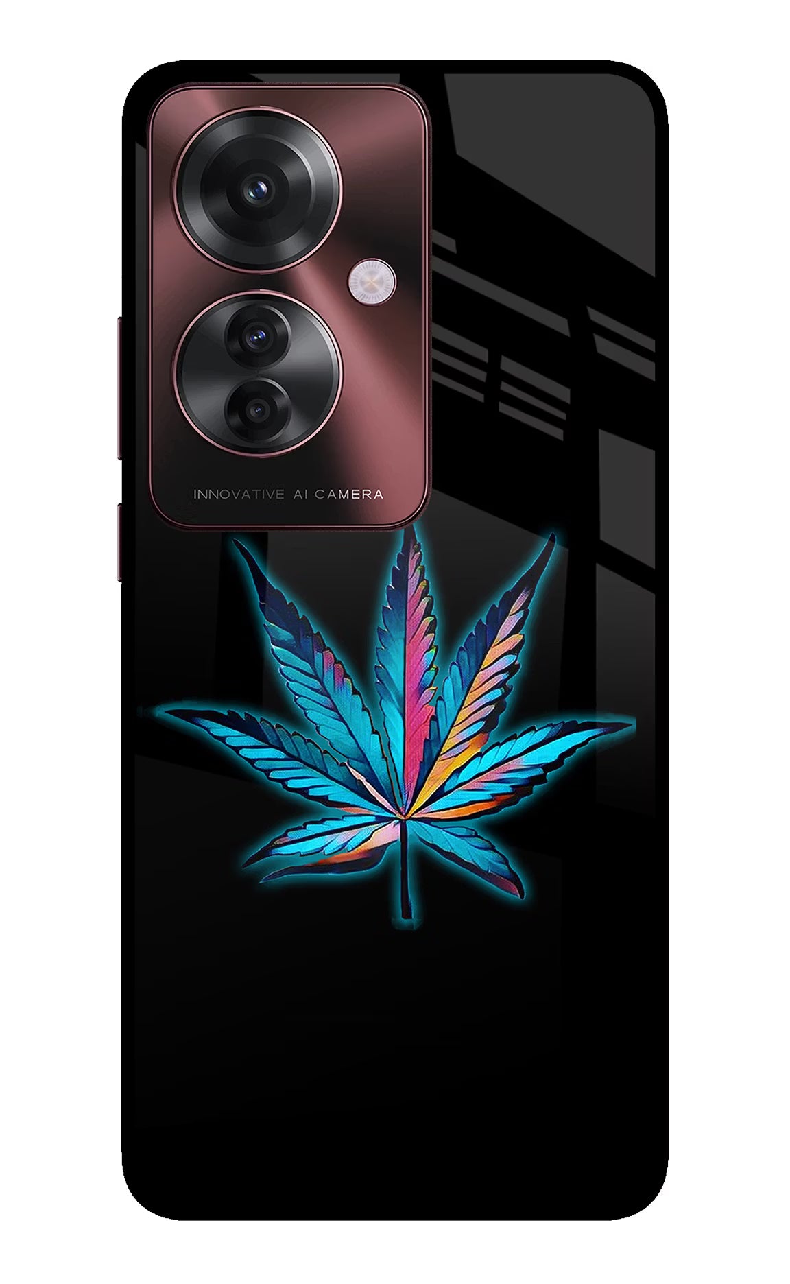 Weed Oppo F25 Pro 5G Glass Case - Weed Oppo F25 Pro 5G Glass Case Weed Oppo F25 Pro 5G Glass Case
