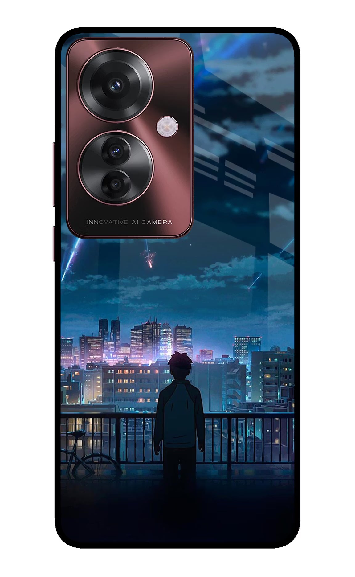 Anime Oppo F25 Pro 5G Back Cover - Anime Oppo F25 Pro 5G Glass Case Back Cover by Casekaro Anime Oppo F25 Pro 5G Glass Case Back Cover by Casekaro