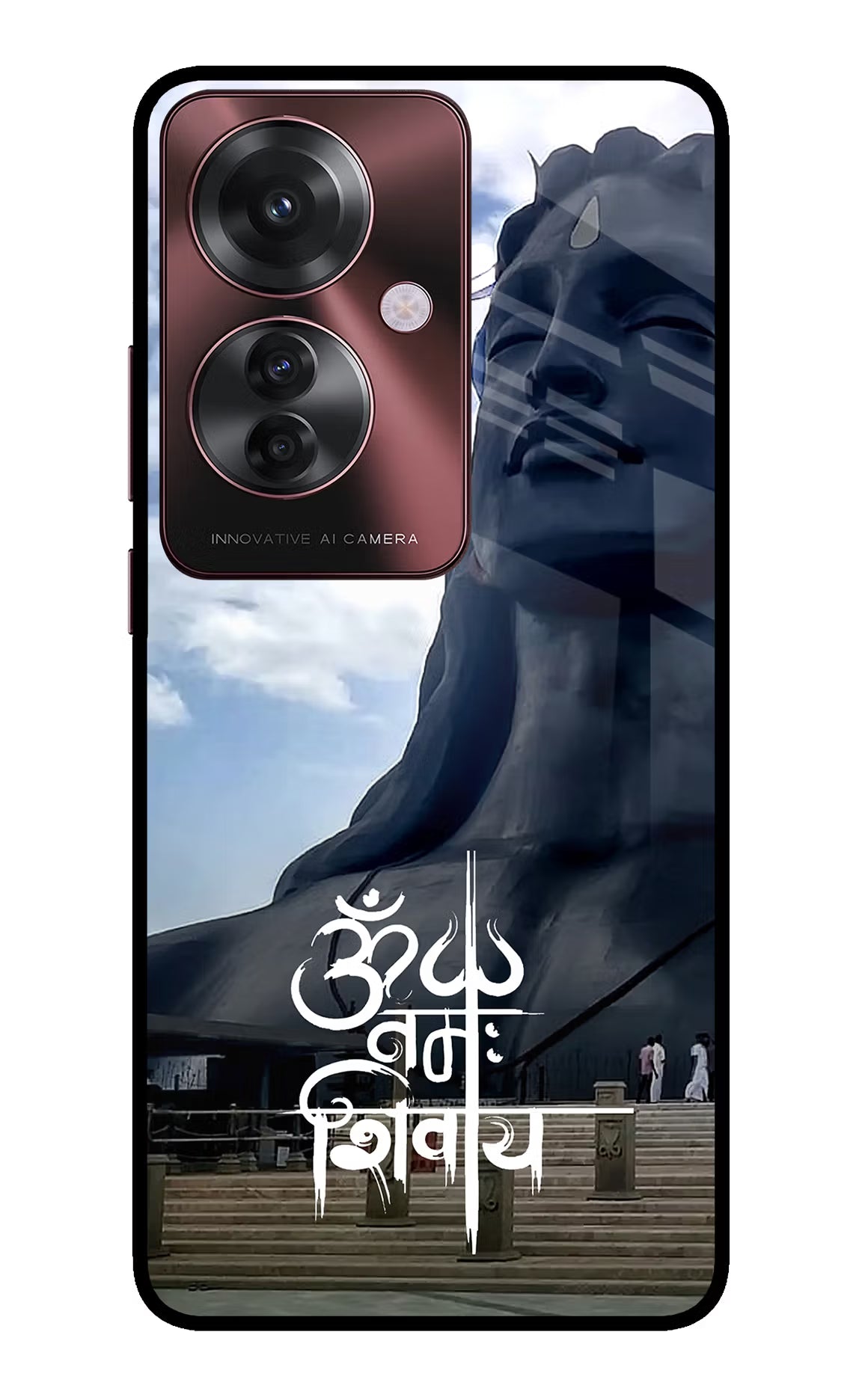Om Namah Shivay Oppo F25 Pro 5G Back Cover - Om Namah Shivay Oppo F25 Pro 5G Glass Case Back Cover by Casekaro Om Namah Shivay Oppo F25 Pro 5G Glass Case Back Cover by Casekaro