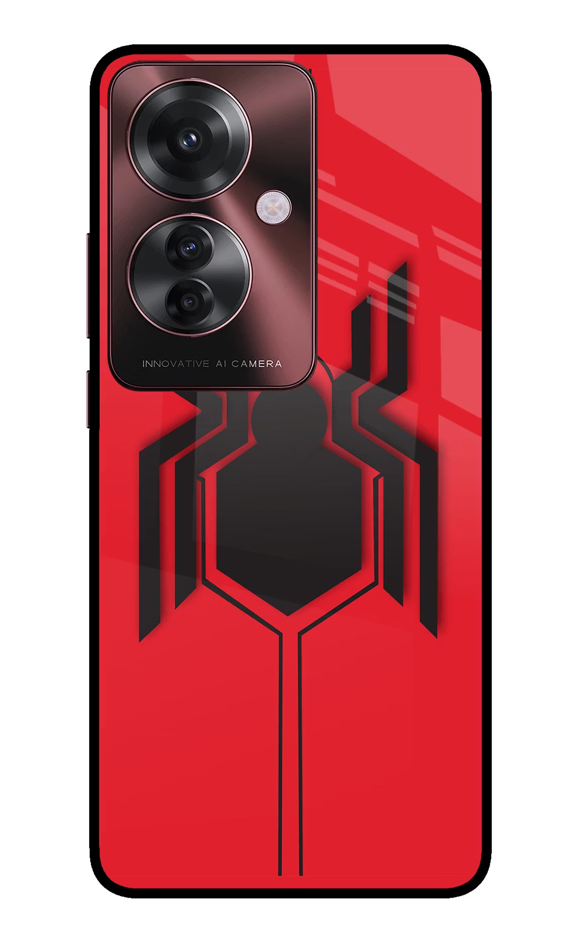 Spider Oppo F25 Pro 5G Glass Case - Spider Oppo F25 Pro 5G Glass Case Spider Oppo F25 Pro 5G Glass Case