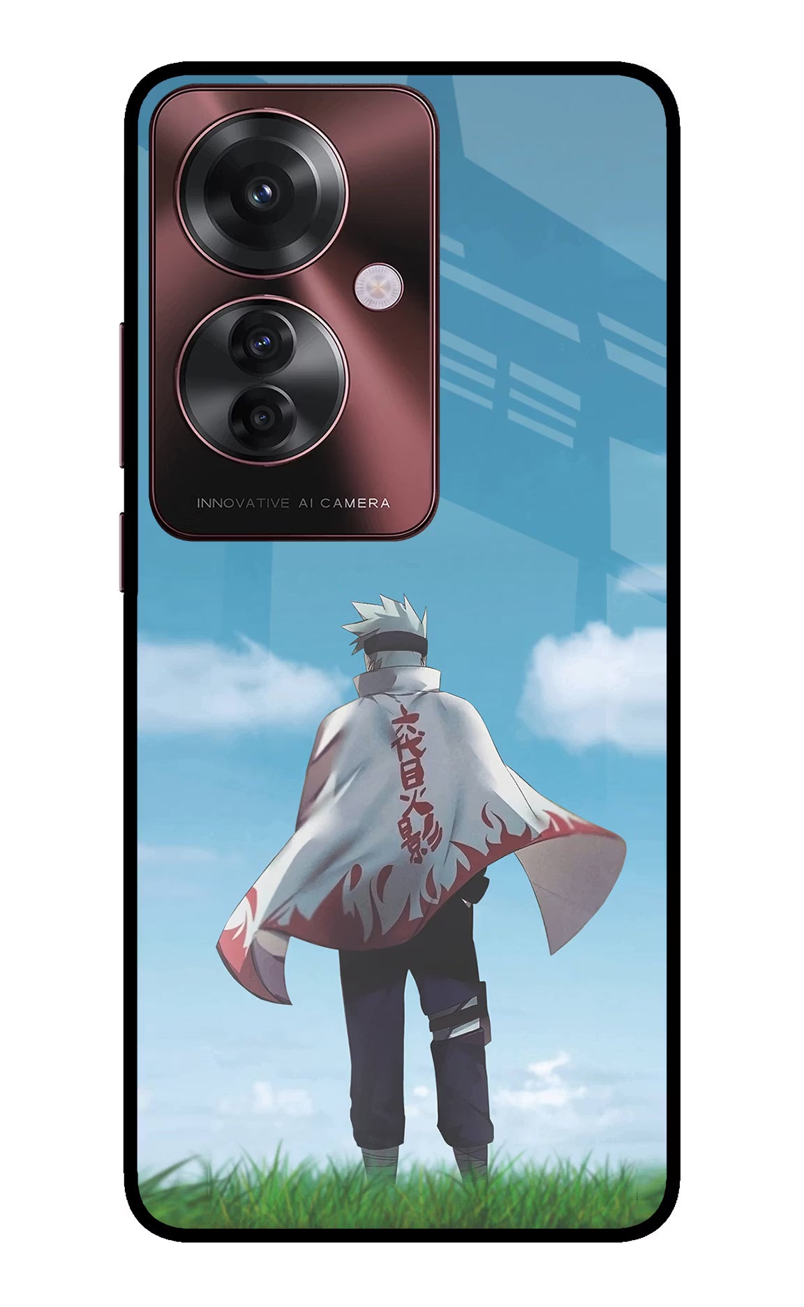 Kakashi Oppo F25 Pro 5G Glass Case - Kakashi Oppo F25 Pro 5G Glass Case Kakashi Oppo F25 Pro 5G Glass Case