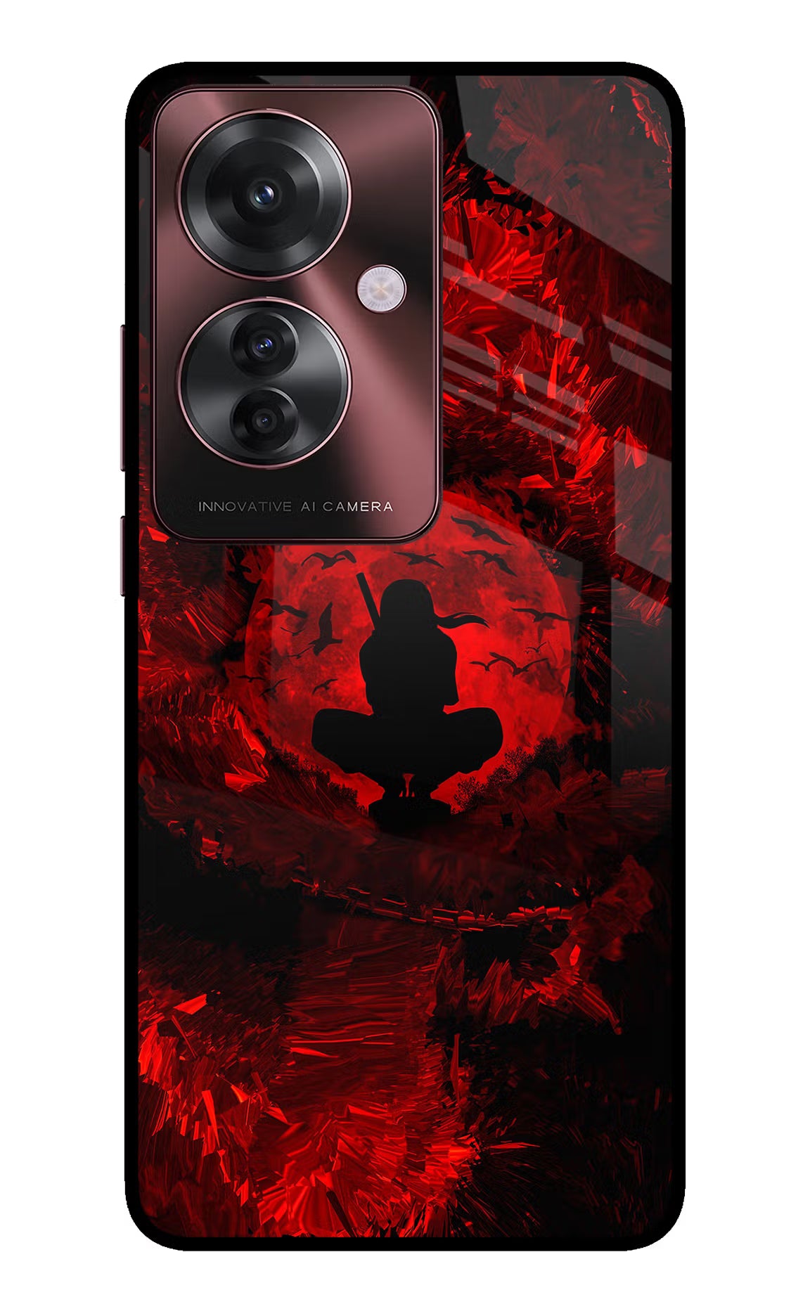 Itachi Uchiha Oppo F25 Pro 5G Back Cover - Itachi Uchiha Oppo F25 Pro 5G Glass Case Back Cover by Casekaro Itachi Uchiha Oppo F25 Pro 5G Glass Case Back Cover by Casekaro
