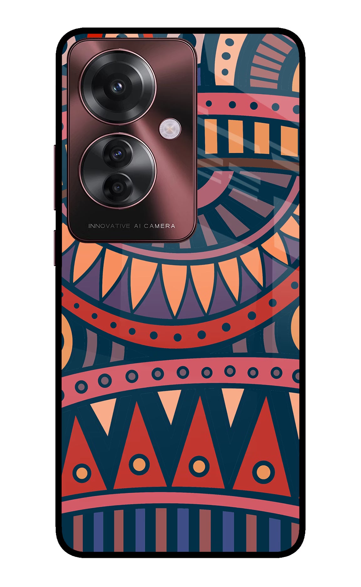 African Culture Design Oppo F25 Pro 5G Glass Case - African Culture Design Oppo F25 Pro 5G Glass Case African Culture Design Oppo F25 Pro 5G Glass Case