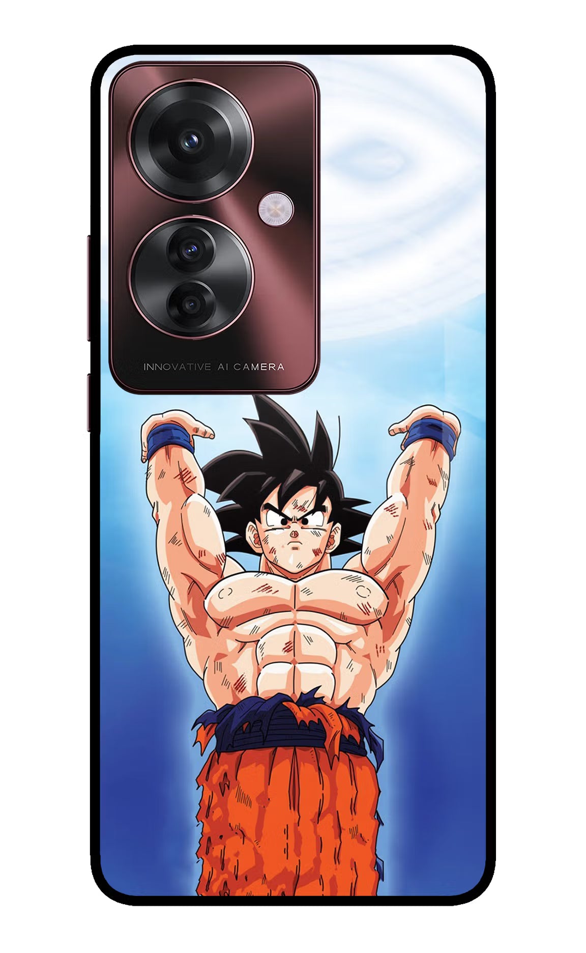 Goku Power Oppo F25 Pro 5G Glass Case - Goku Power Oppo F25 Pro 5G Glass Case Goku Power Oppo F25 Pro 5G Glass Case