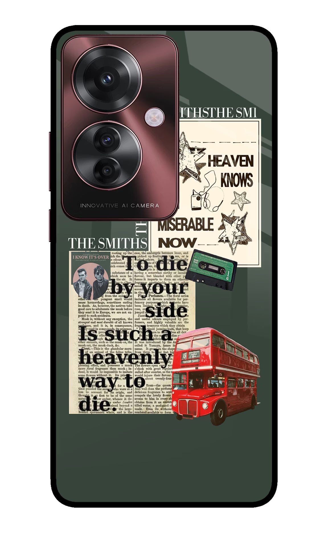 The Smiths Oppo F25 Pro 5G Glass Case - The Smiths Oppo F25 Pro 5G Glass Case The Smiths Oppo F25 Pro 5G Glass Case