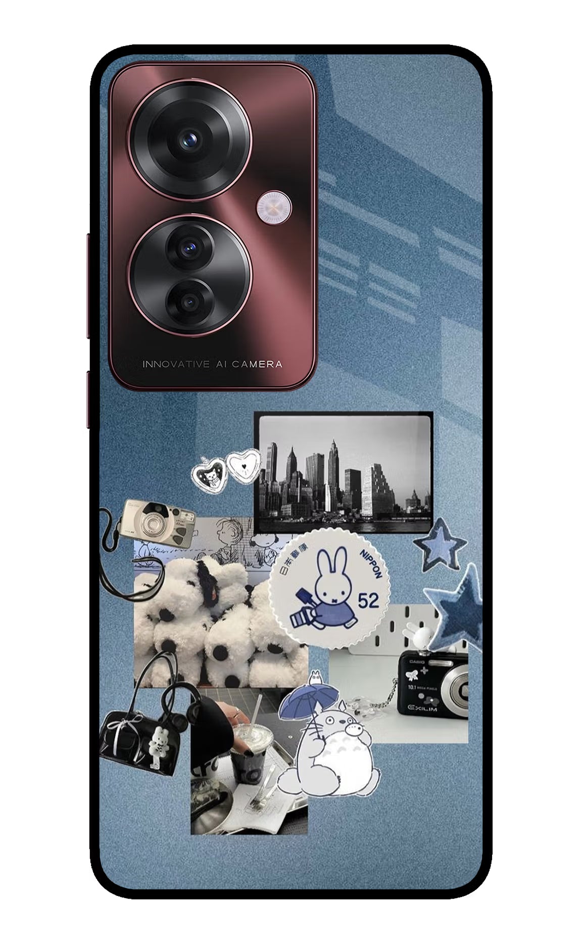 Miffy Oppo F25 Pro 5G Glass Case - Miffy Oppo F25 Pro 5G Glass Case Miffy Oppo F25 Pro 5G Glass Case