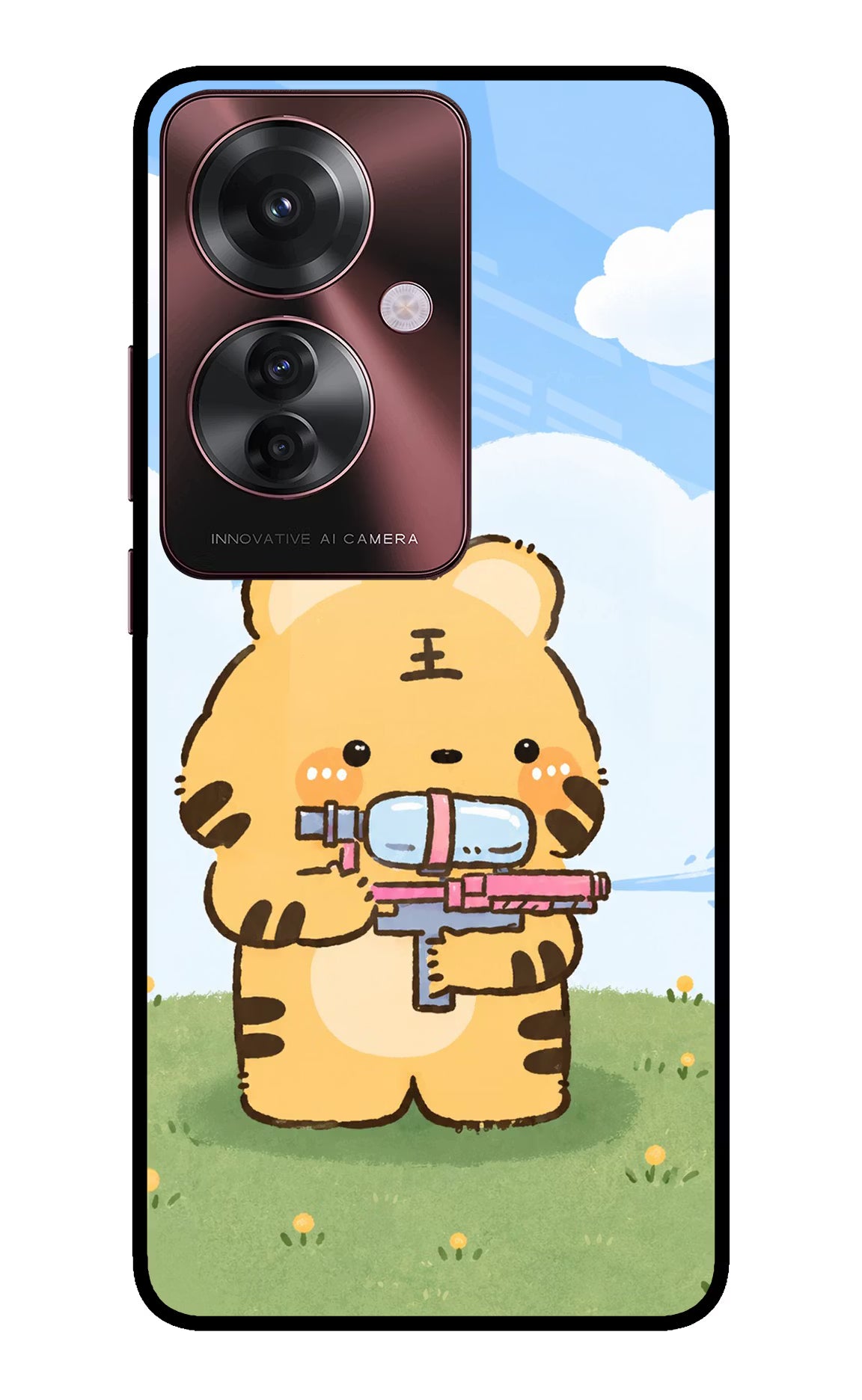 Tiger Treat Oppo F25 Pro 5G Glass Case - Tiger Treat Oppo F25 Pro 5G Glass Case Tiger Treat Oppo F25 Pro 5G Glass Case