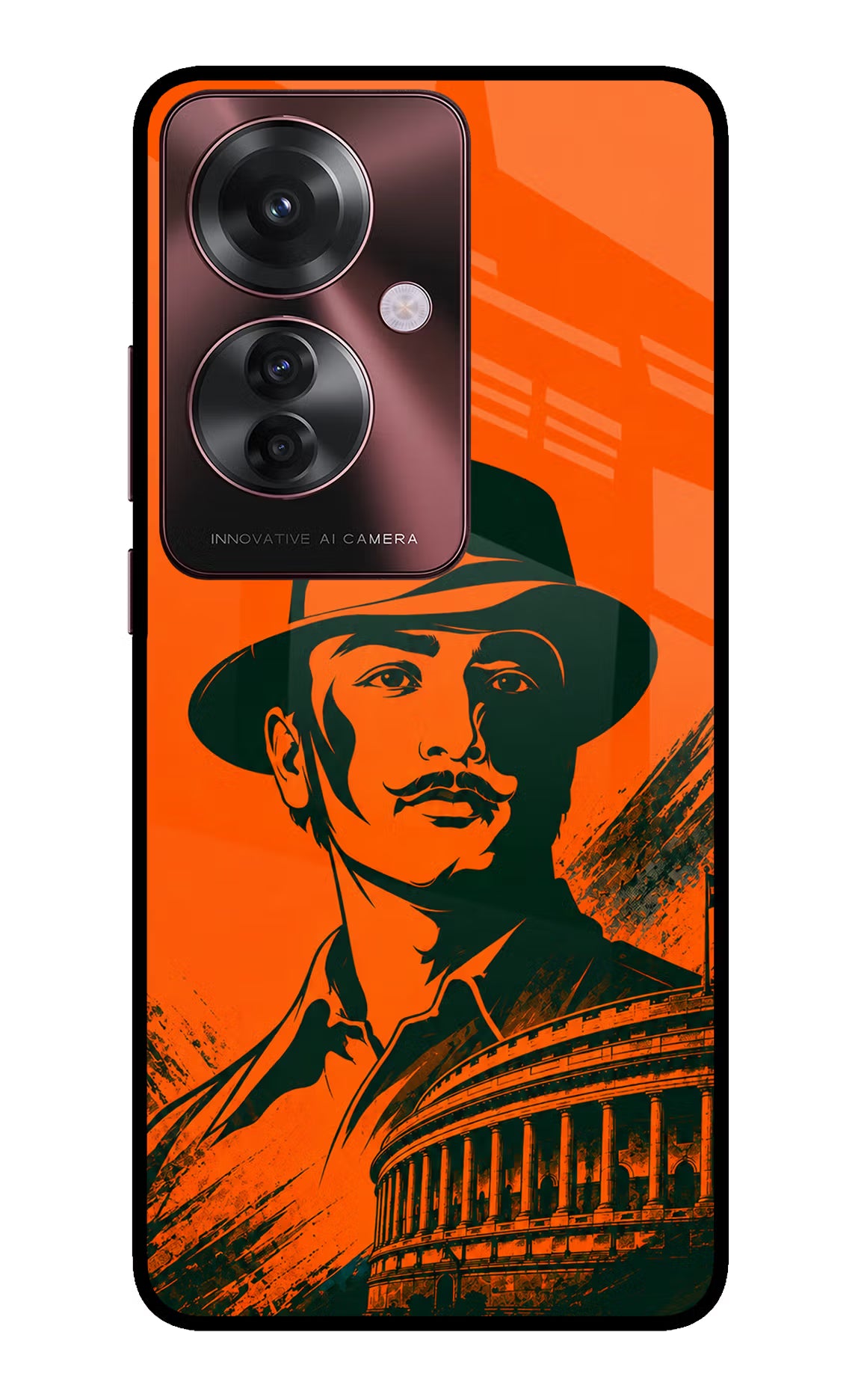 Bhagat Singh Legacy Oppo F25 Pro 5G Glass Case - Bhagat Singh Legacy Oppo F25 Pro 5G Glass Case Bhagat Singh Legacy Oppo F25 Pro 5G Glass Case