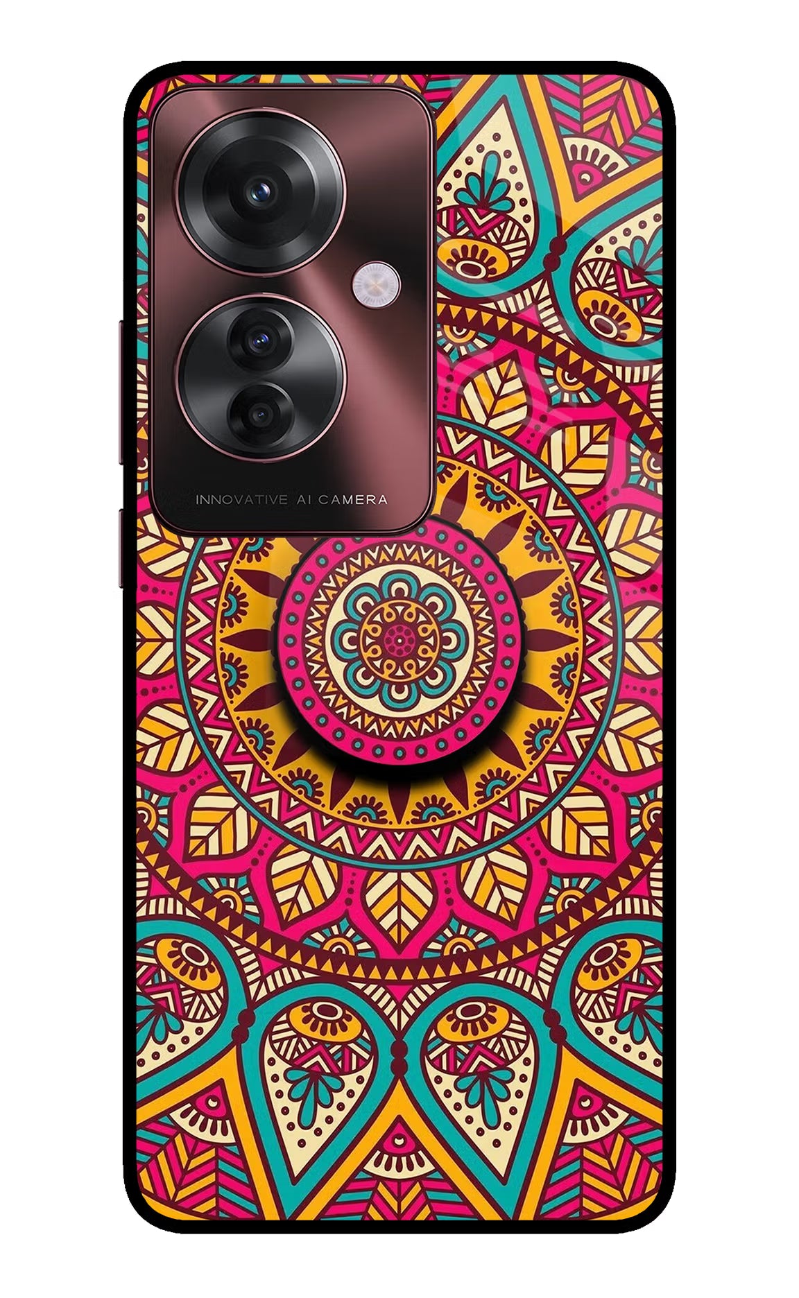 Mandala Oppo F25 Pro 5G Pop Case - Mandala Oppo F25 Pro 5G Pop Case by Casekaro Mandala Oppo F25 Pro 5G Pop Case by Casekaro